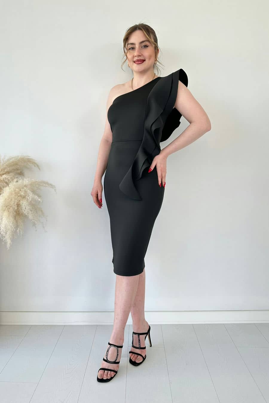 Tek Omuz Dalgıç Elbise