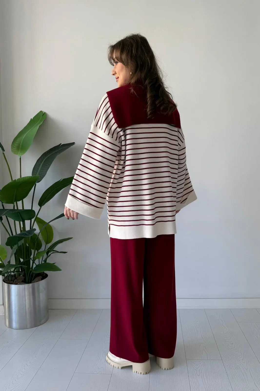 Bağlama Detaylı Triko Takım · 5