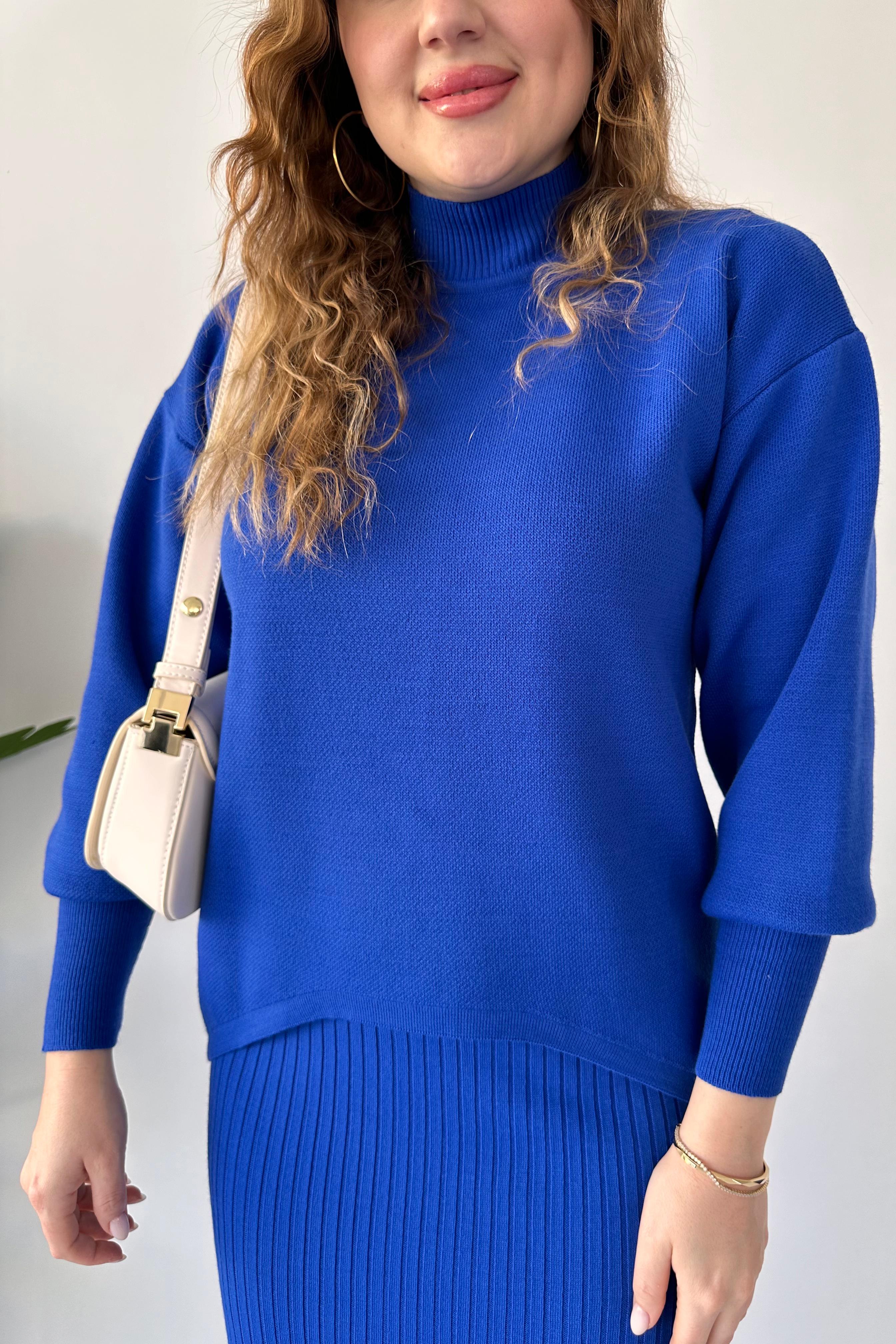 Uzun Kazaklı Elbise Takım