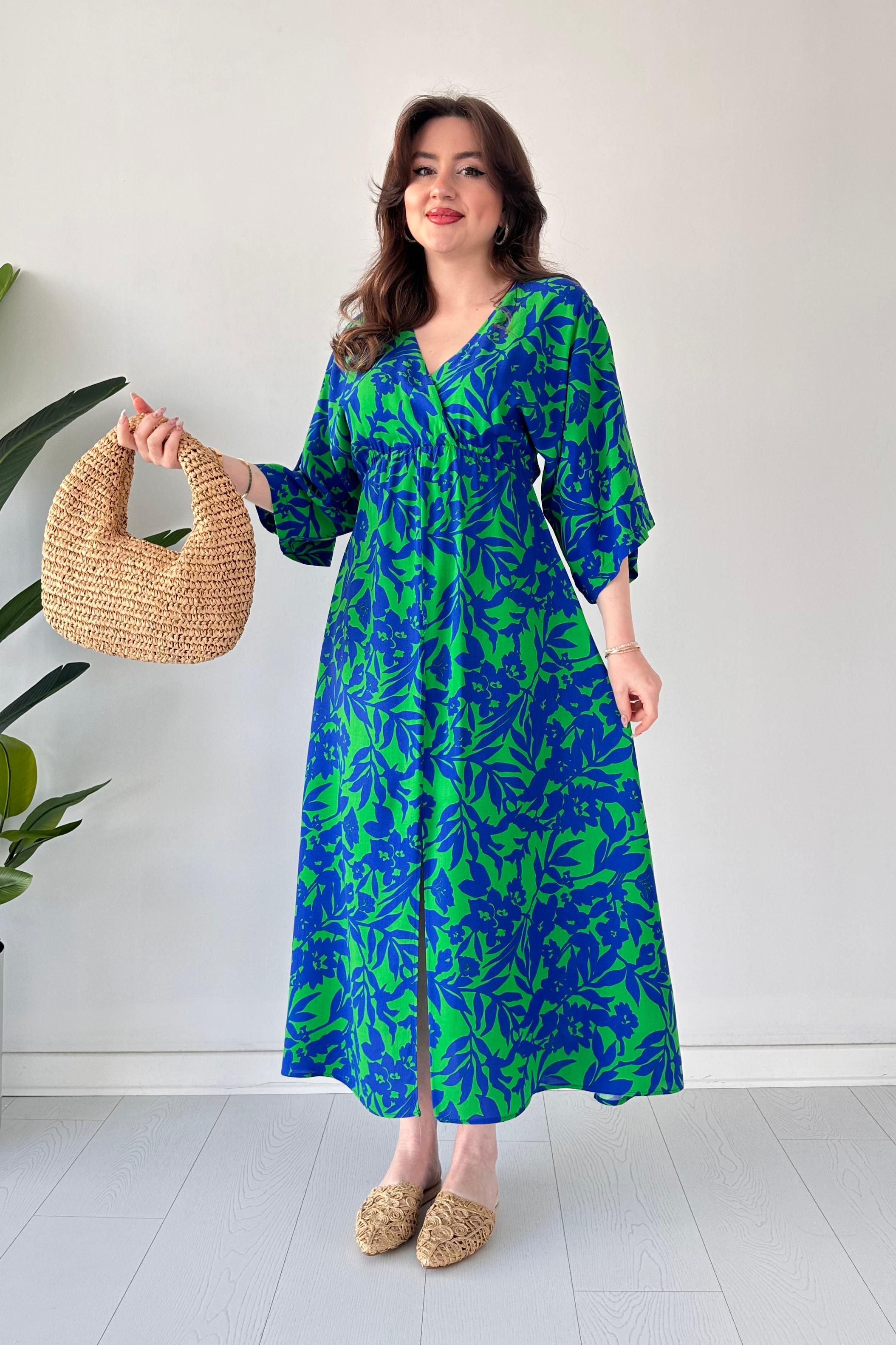 Yaprak Yarasa Elbise