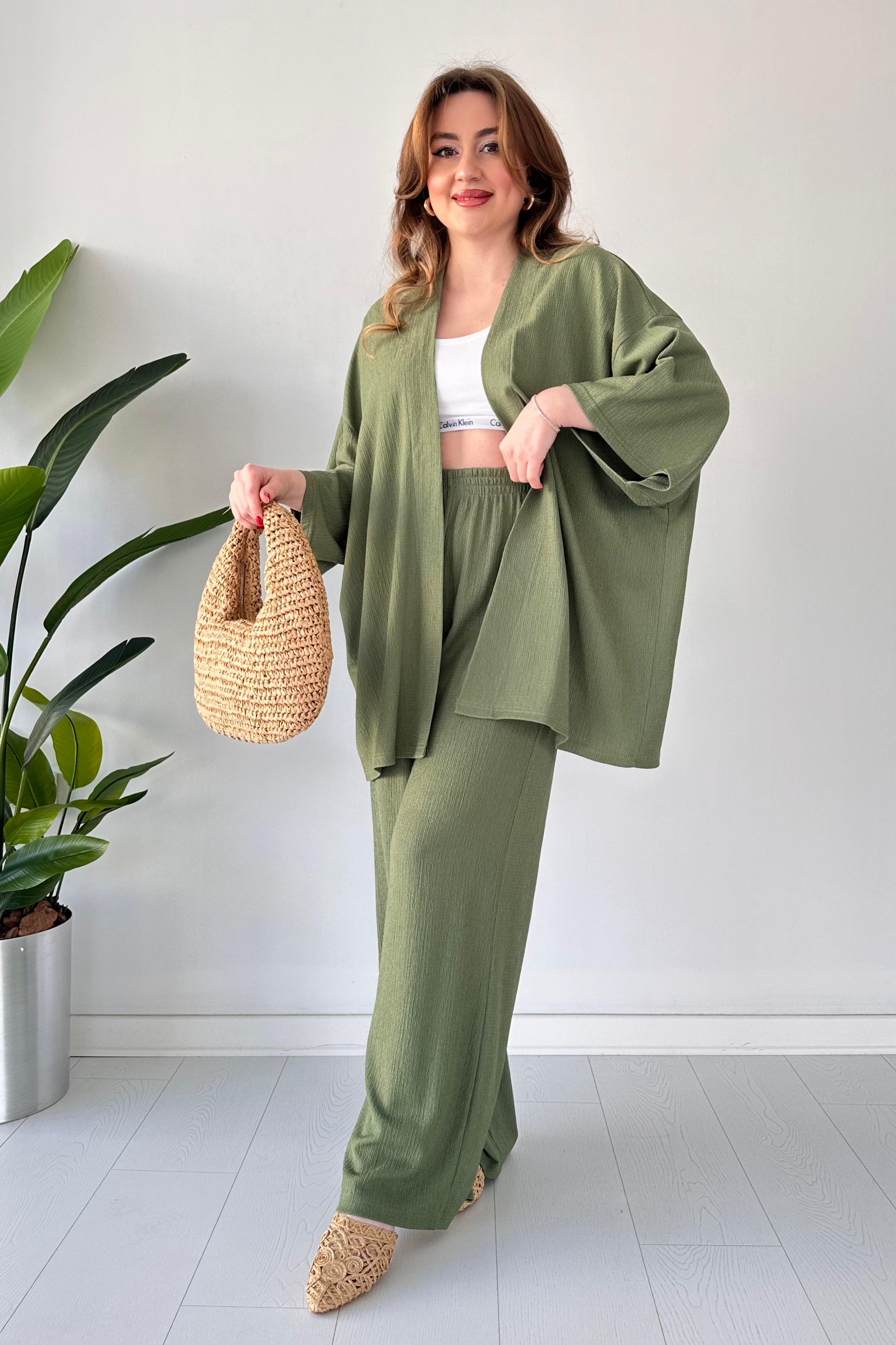 Gofre İkili Takım Haki