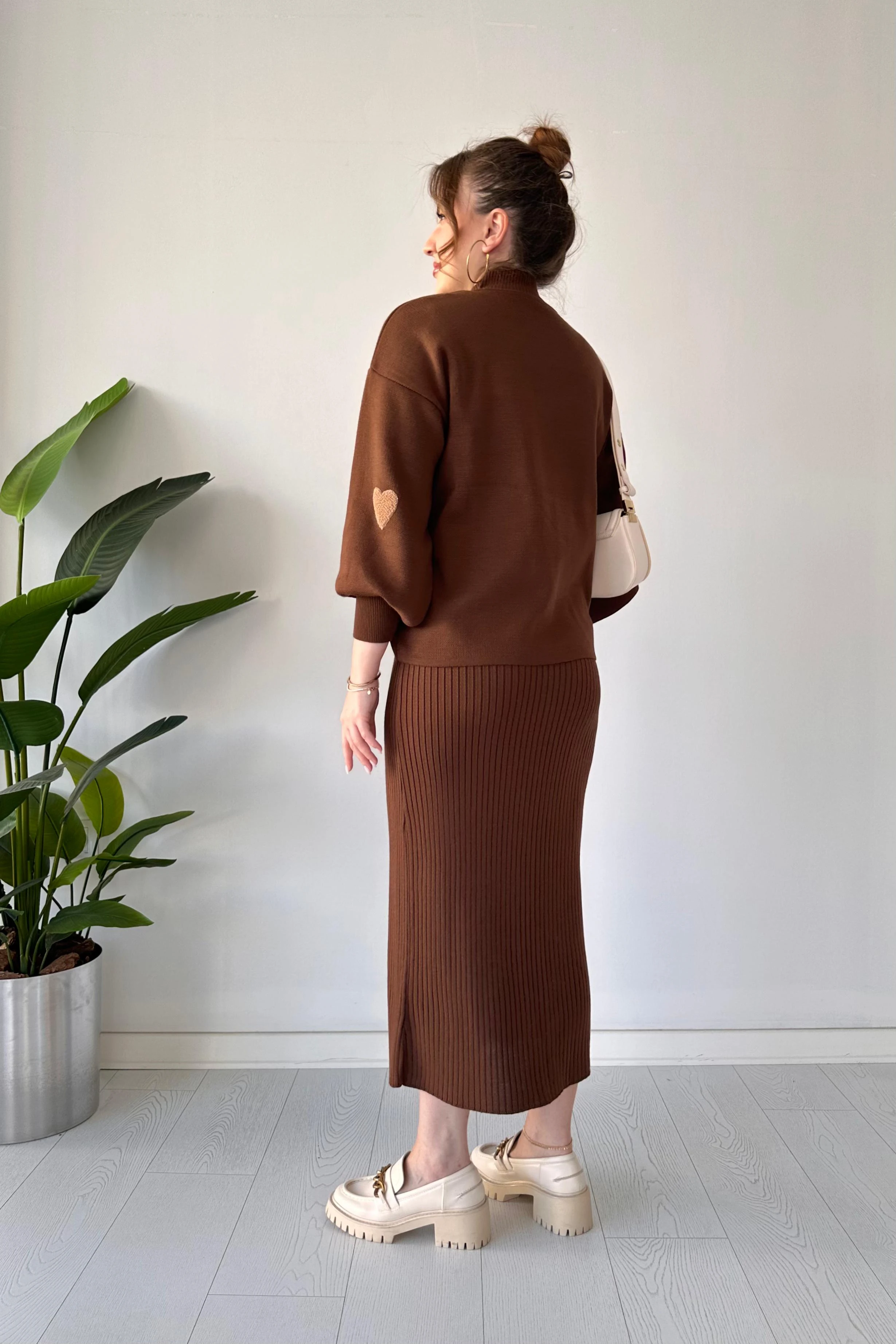 Kalp Kazak Elbise Takım