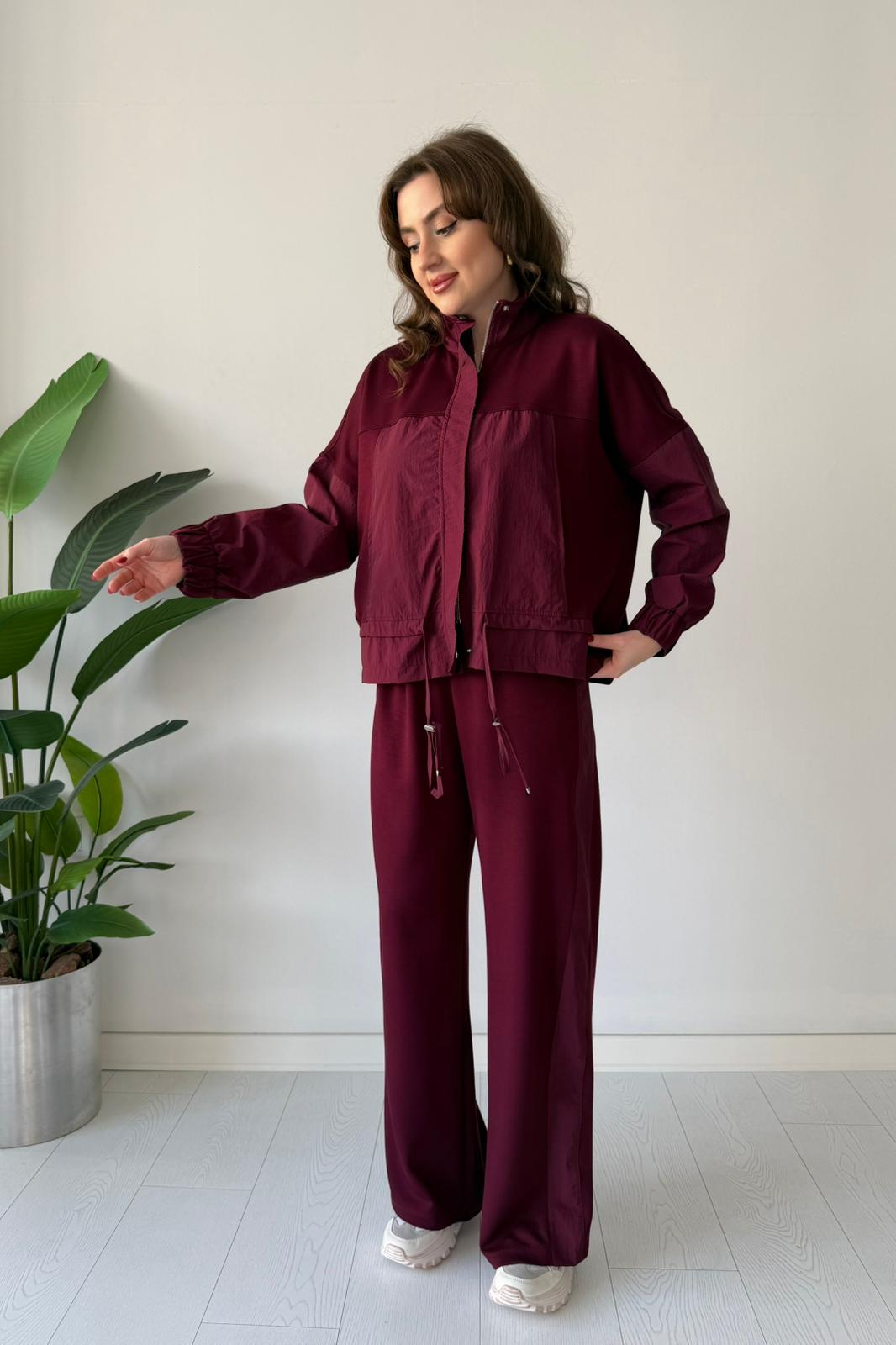 Bağlama Detay Paraşüt Takım - Bordo