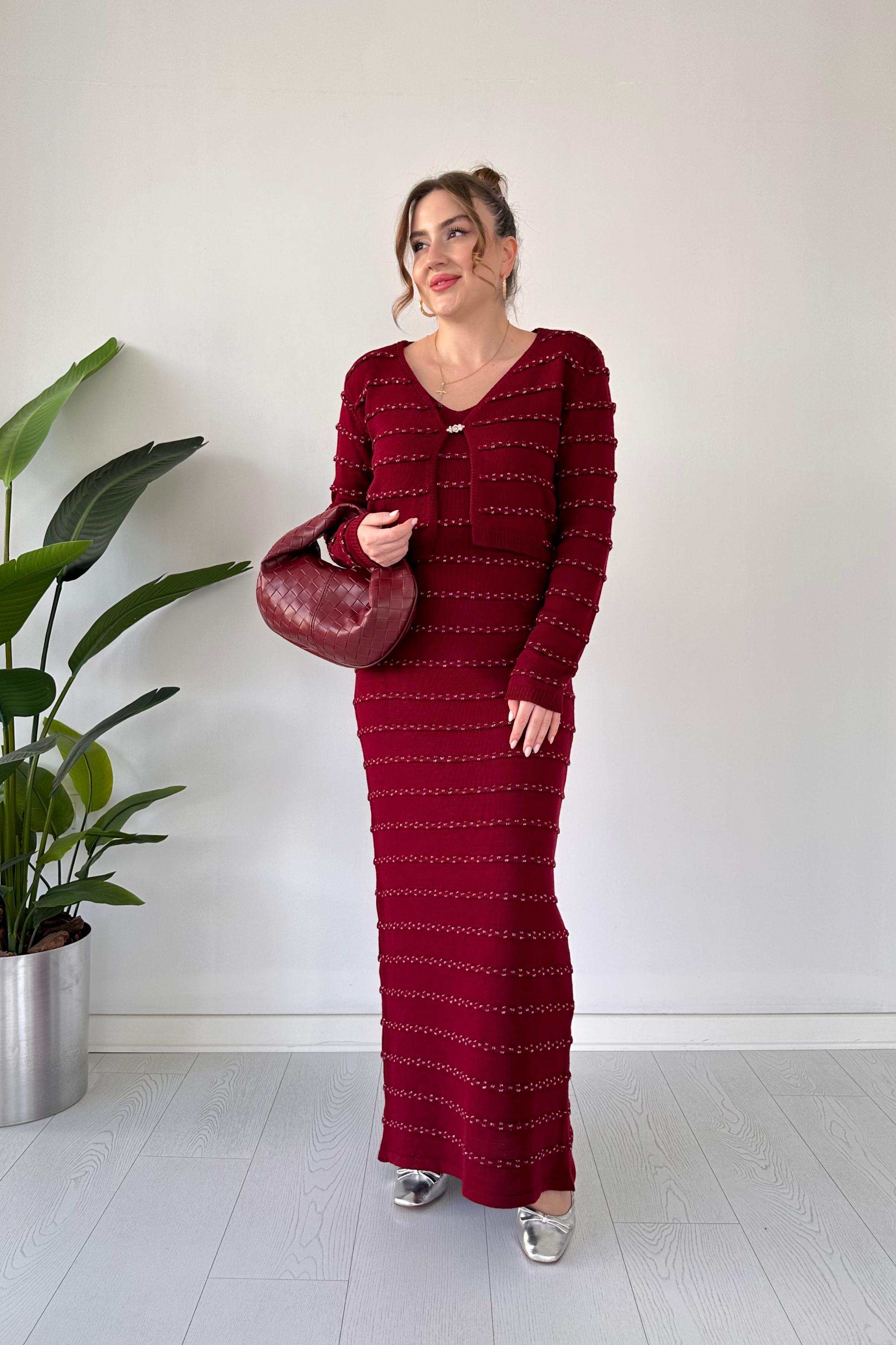 Yaldızlı Triko Takım