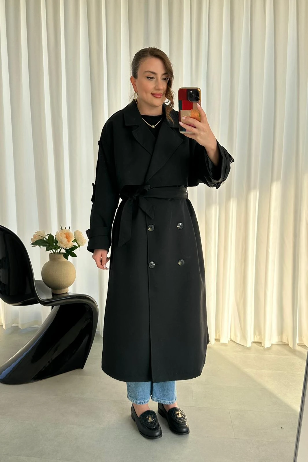 Premium Uzun Trençkot