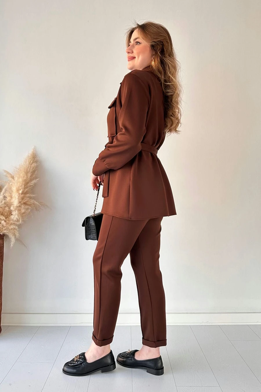 Düğmeli Scuba Takım