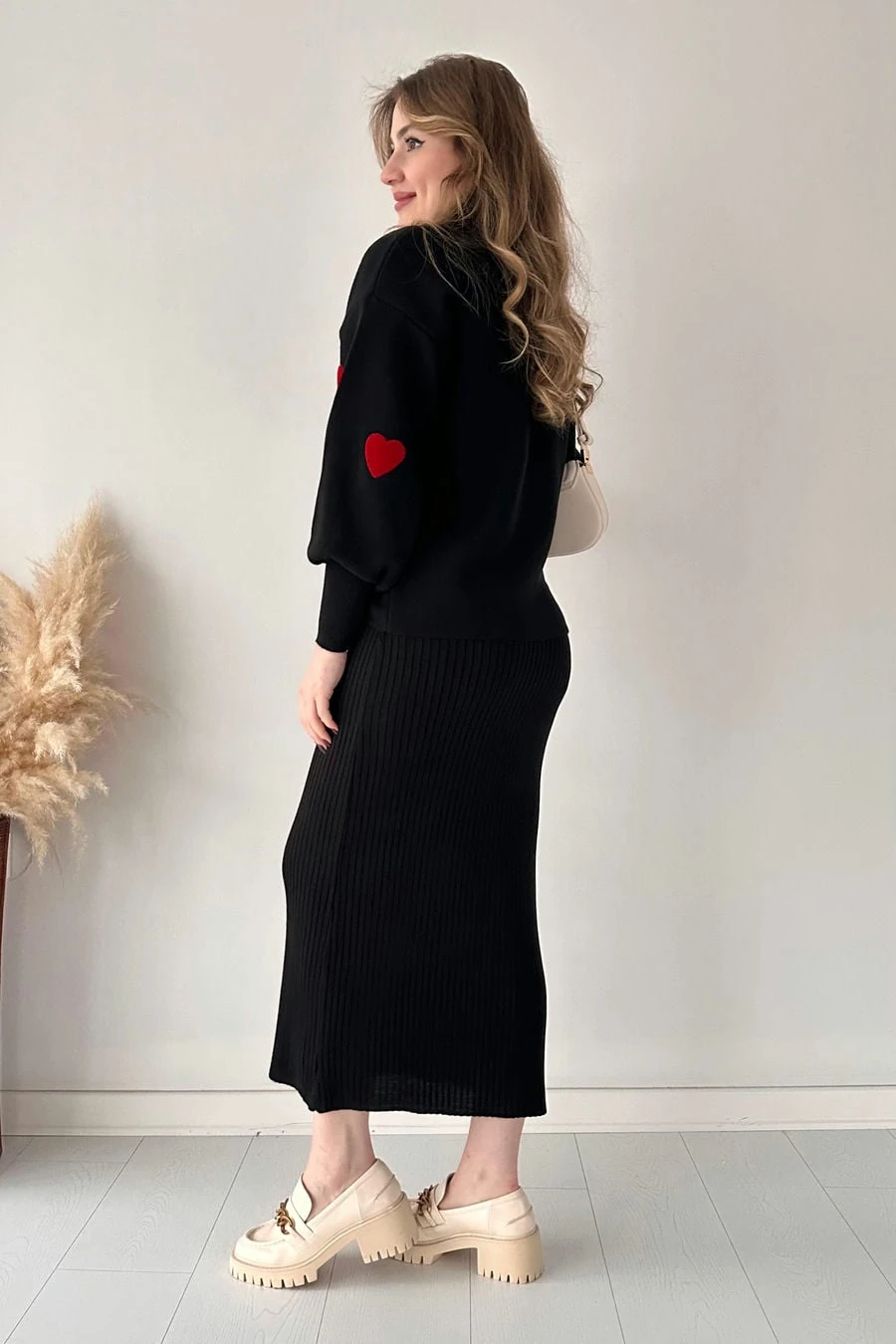 Kalp Kazak Elbise Takım