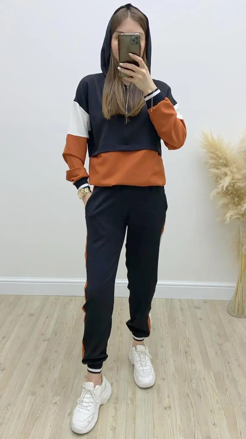 Atlas Kumaş Eşofman Takımı Kiremit · 3