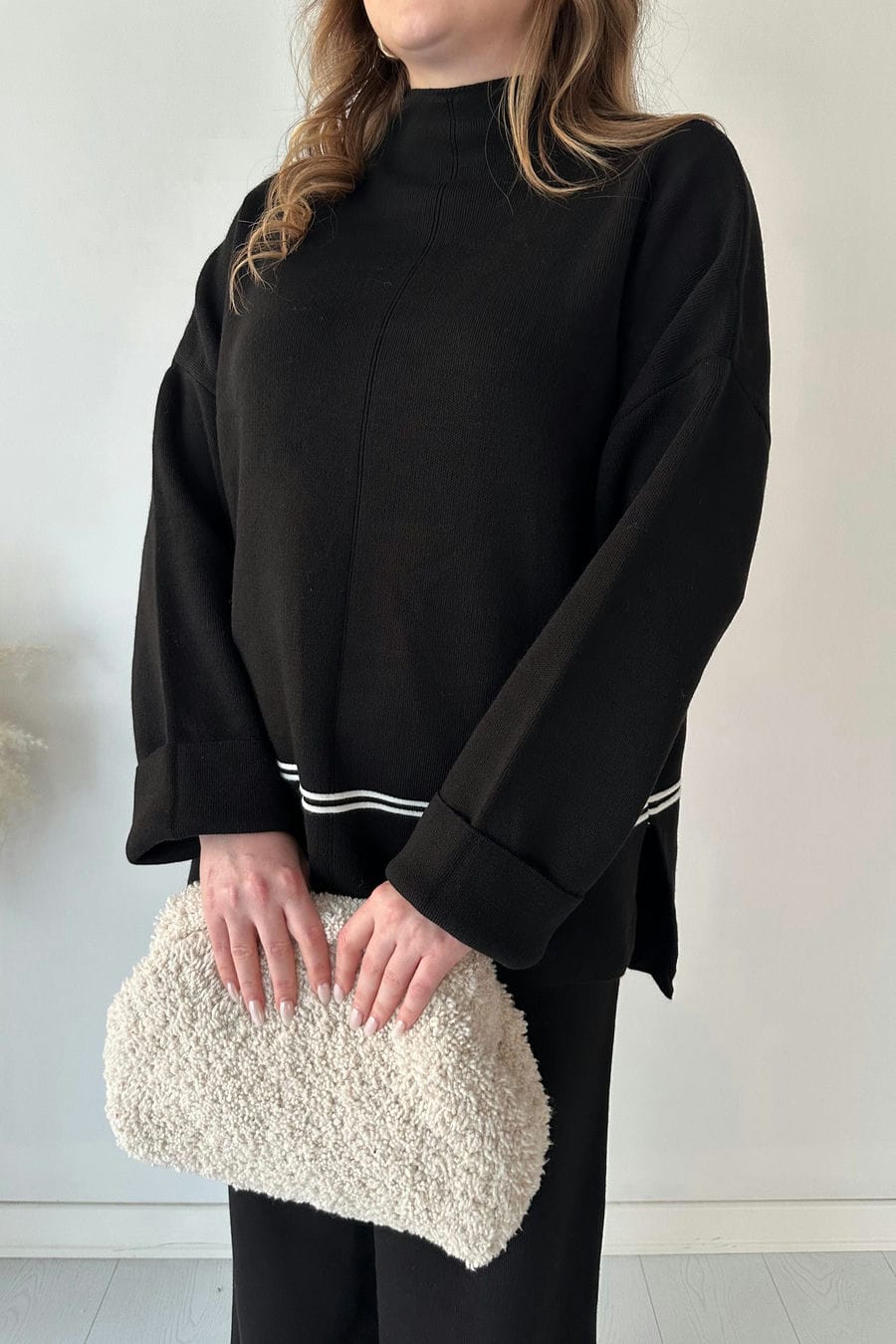 Şeritli Triko Takım