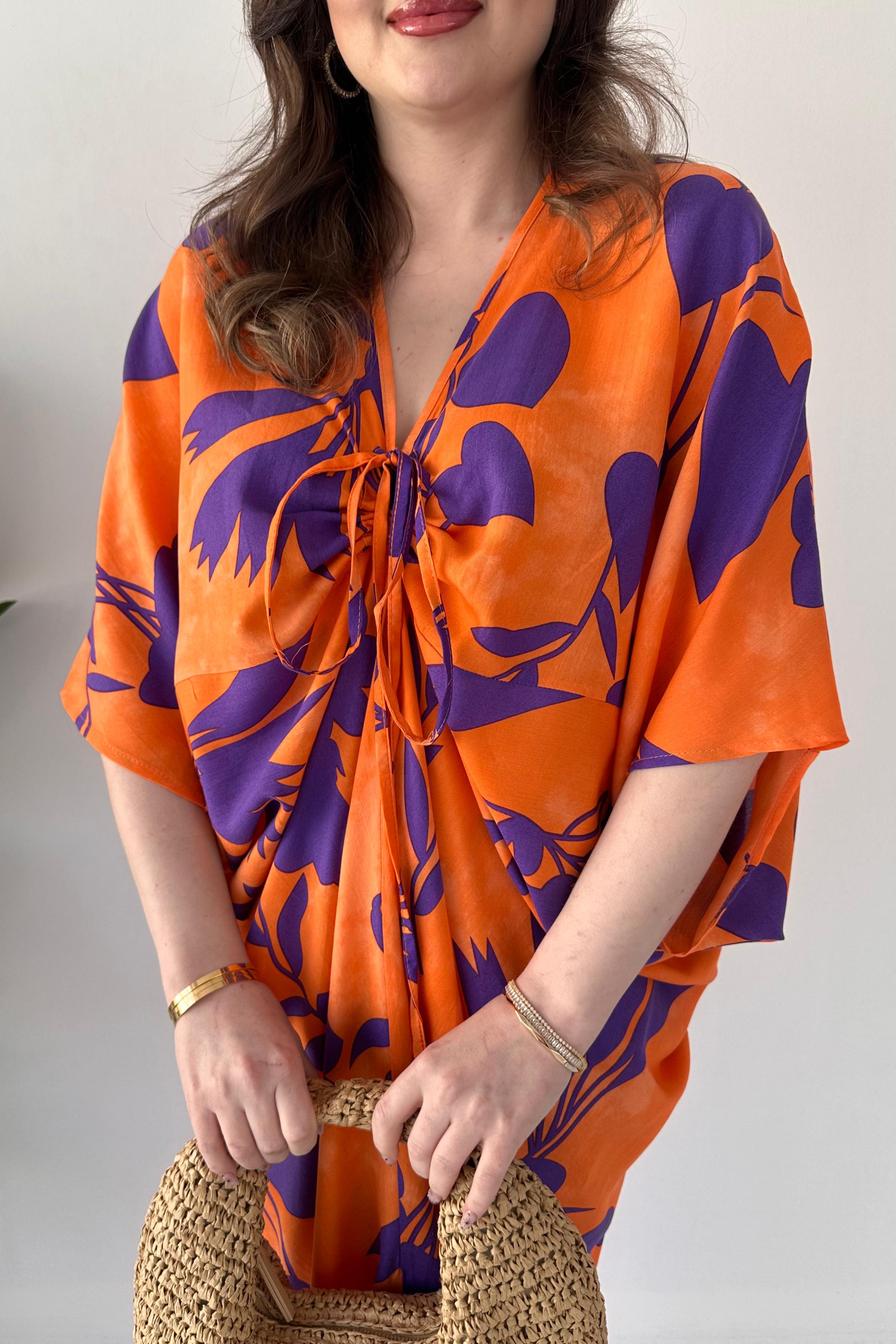 Pelerin Viskon Elbise