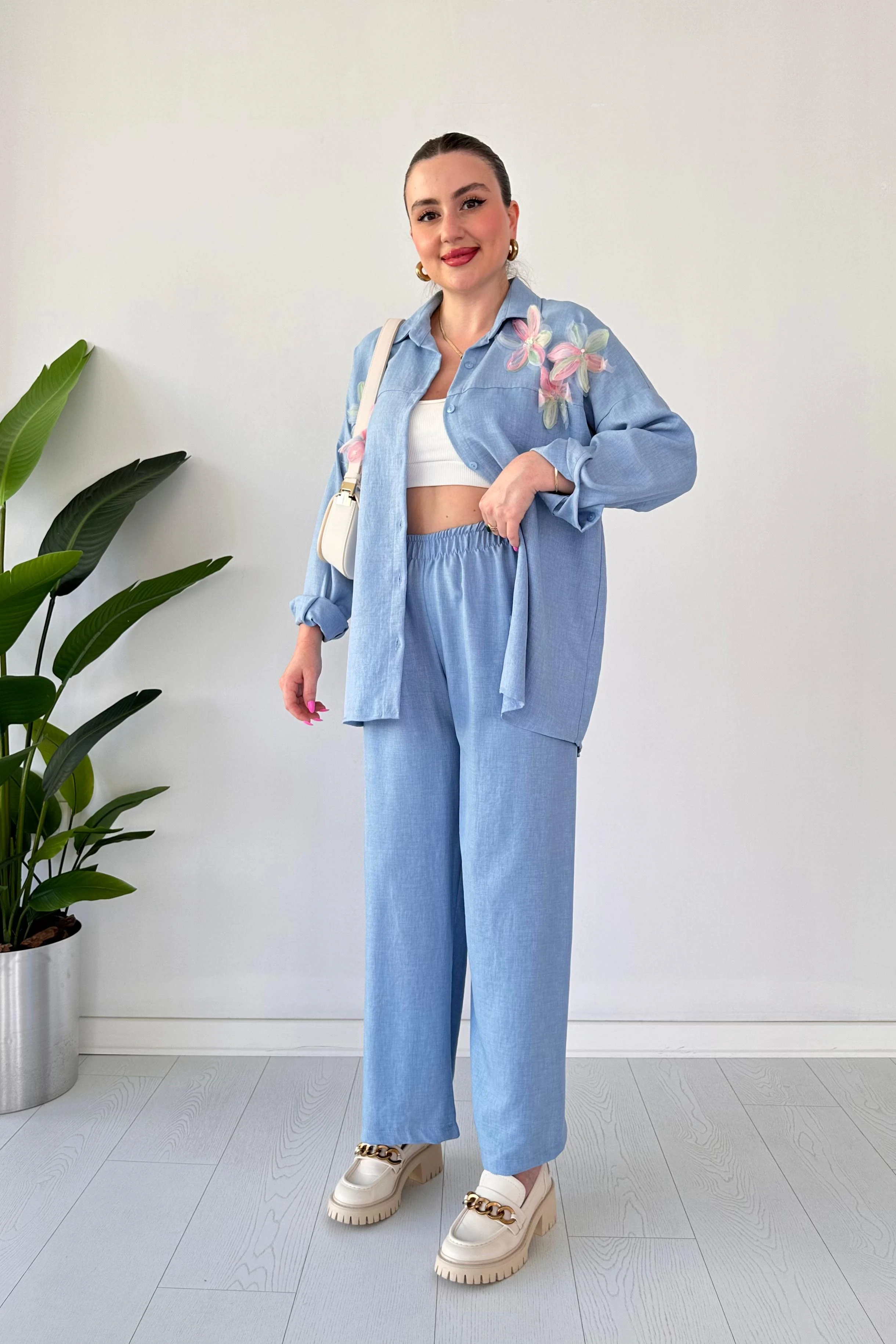 Flower Keten İkili Takım