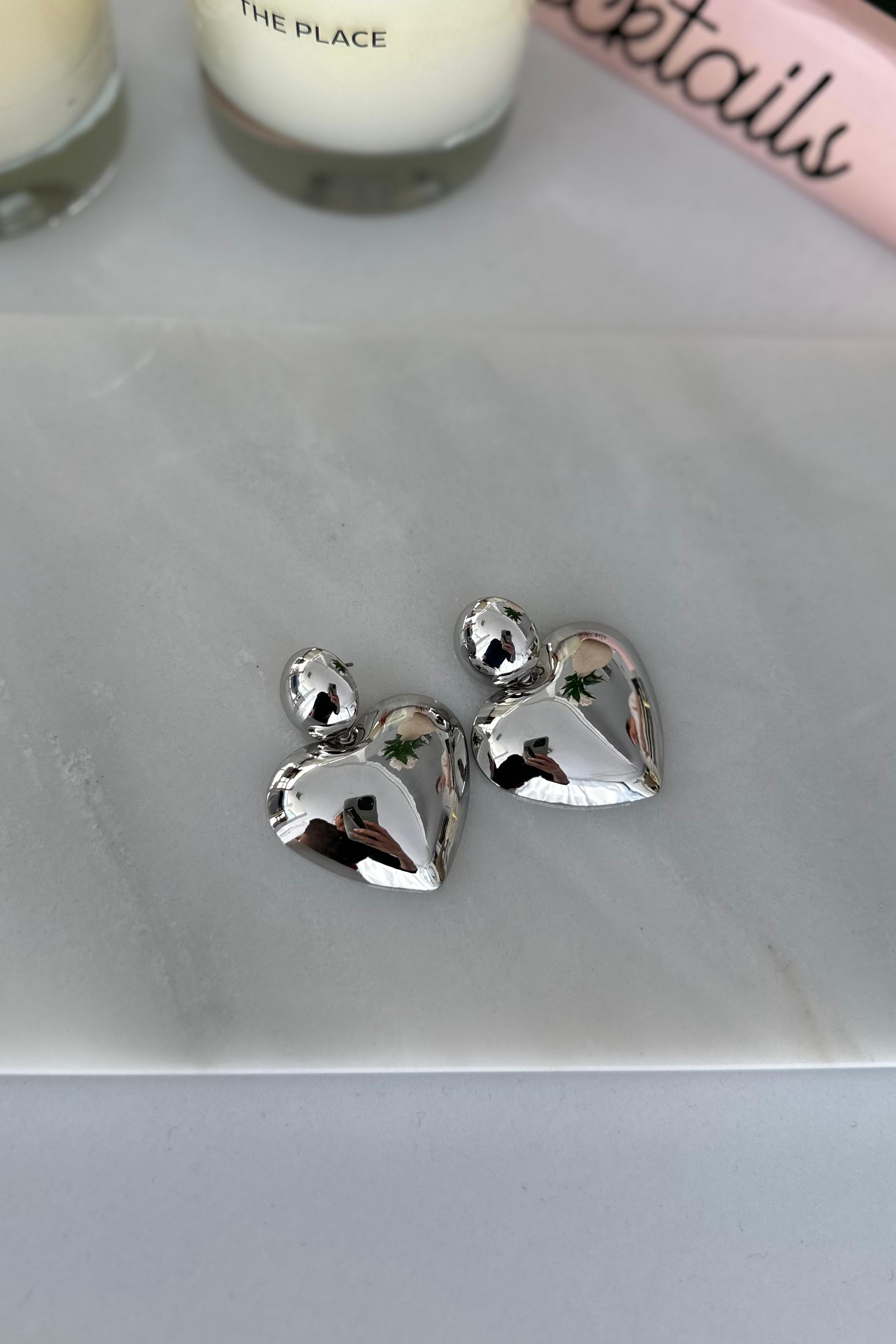 Büyük Kalpli Küpe