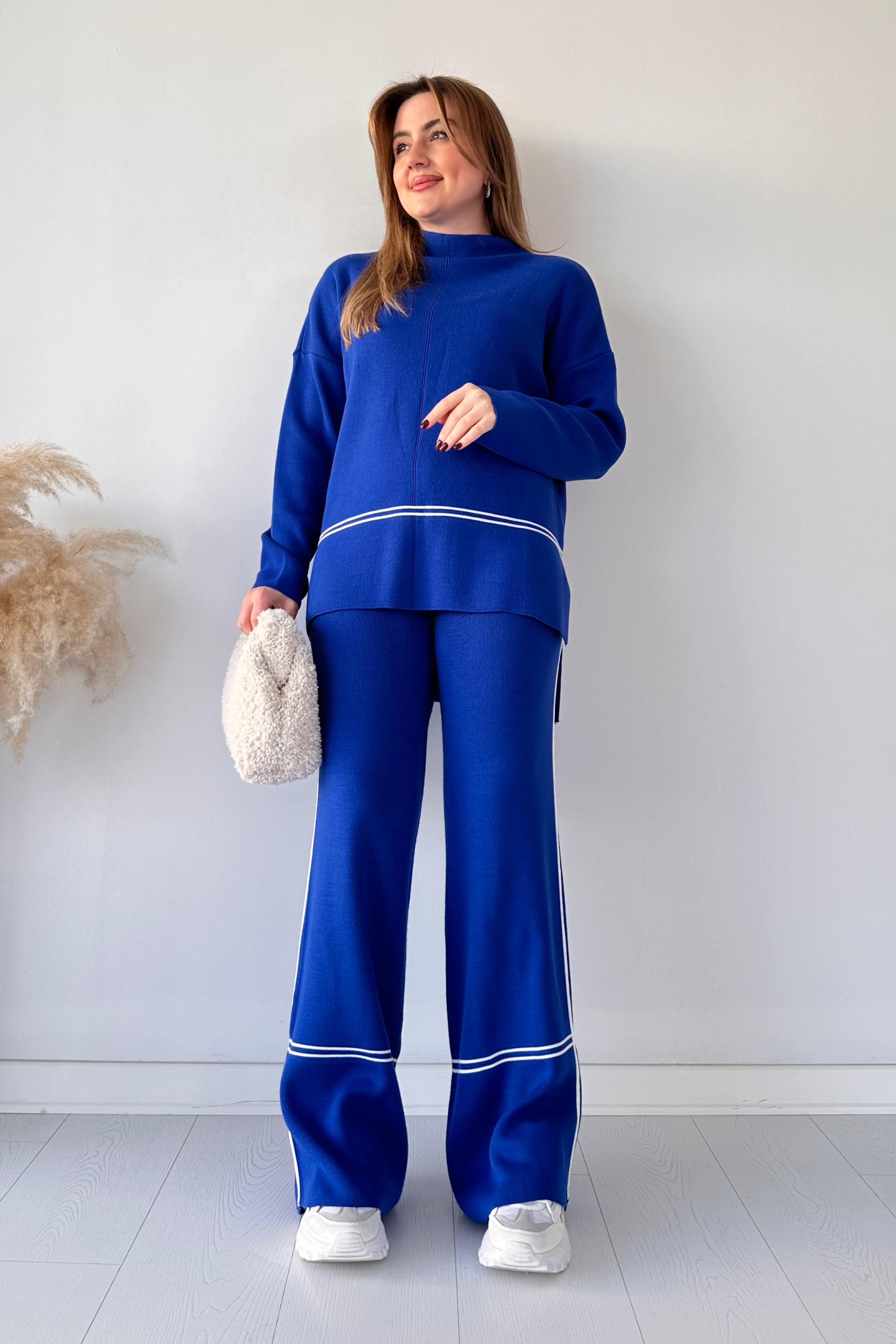 Şeritli Triko Takım