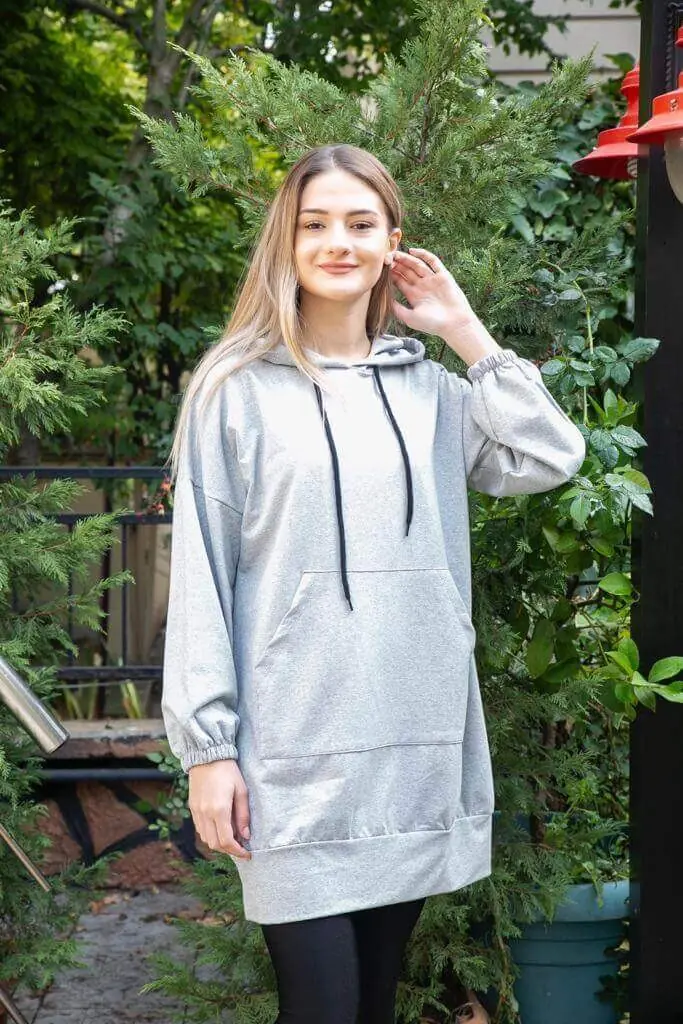 Basketçi Sweatshirt Rahat Kalıp · 2