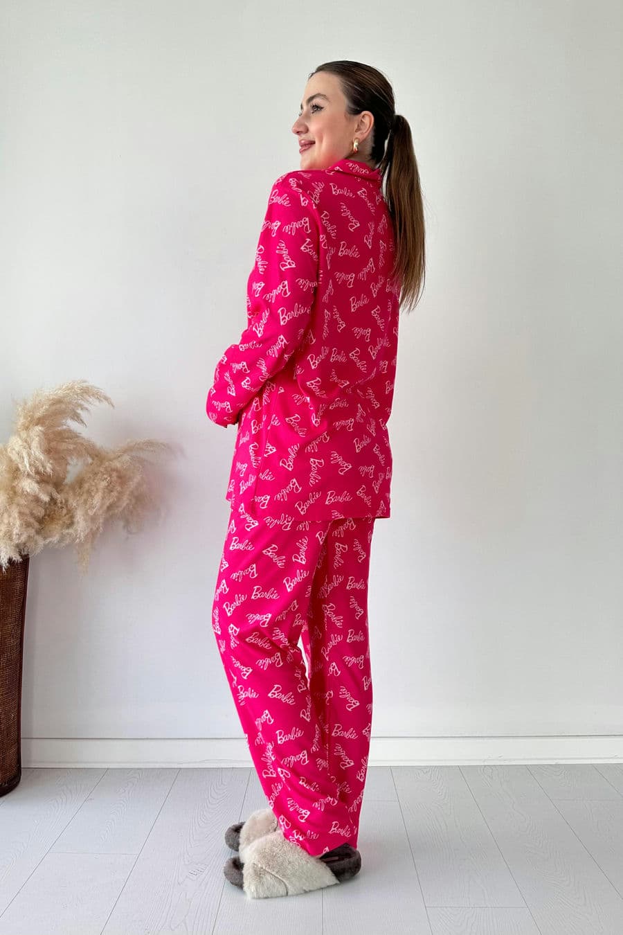 Barbie Süet Pijama Takımı