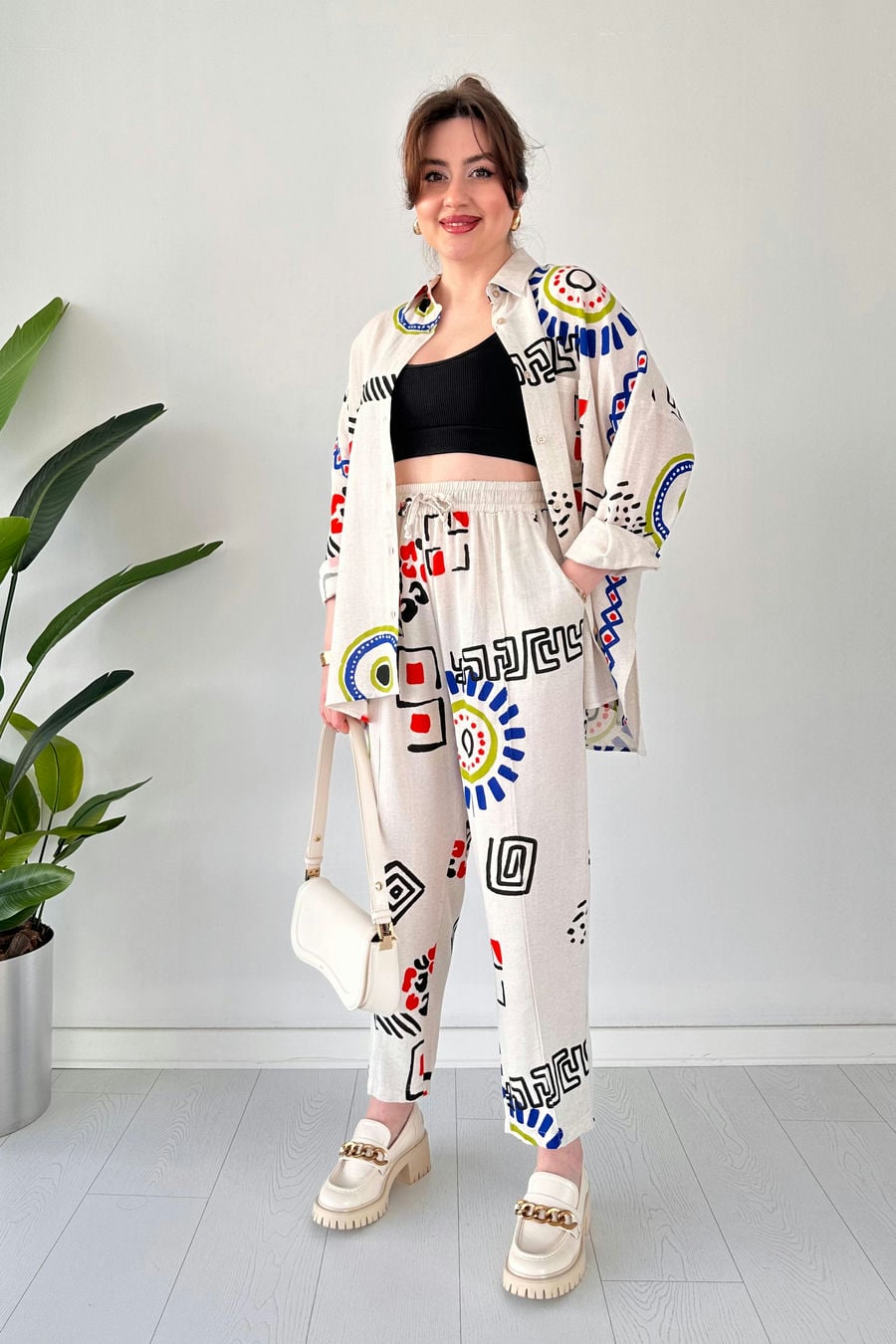 Desenli Keten Takım