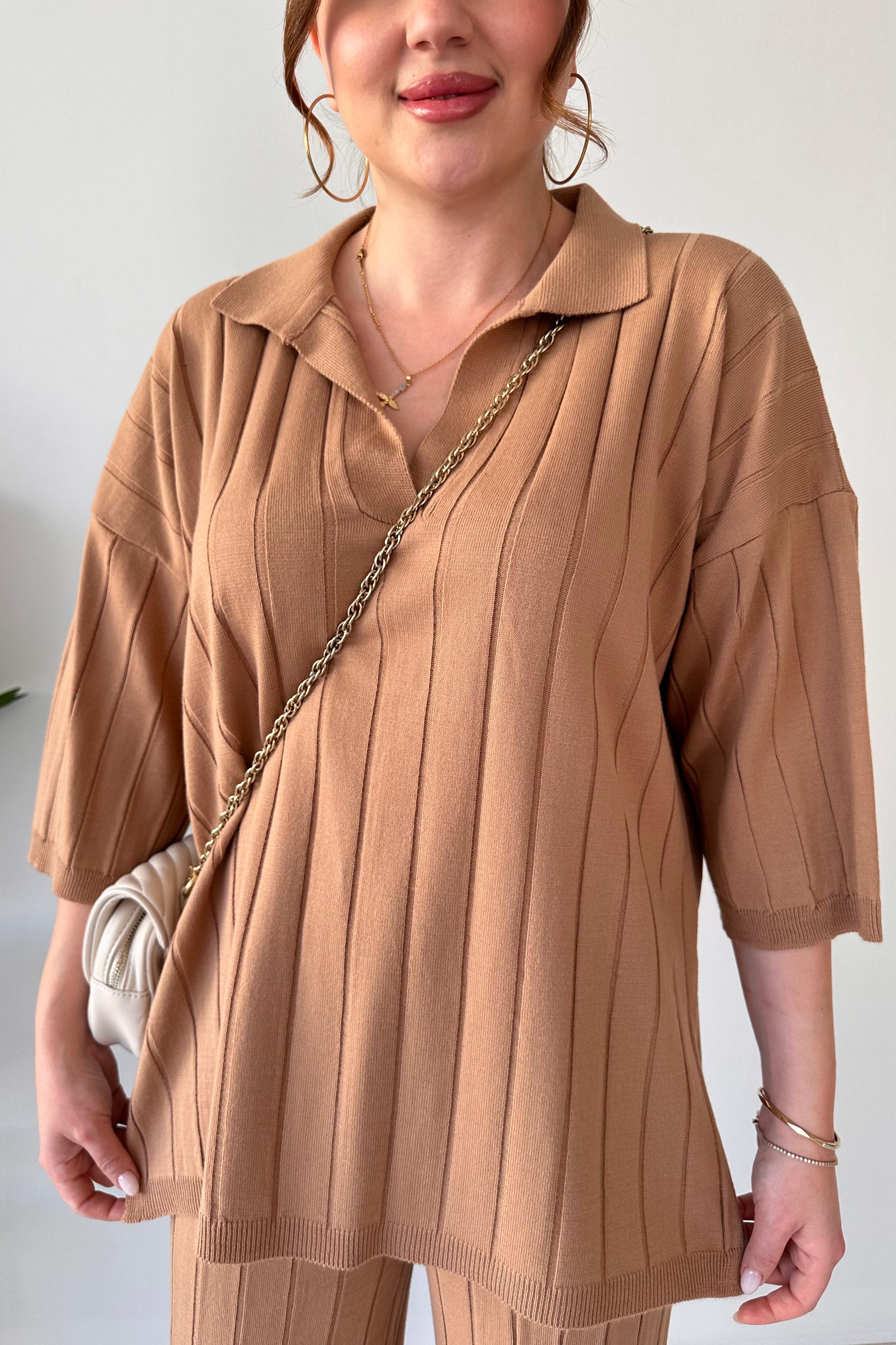 Yarım Kollu Triko Takım