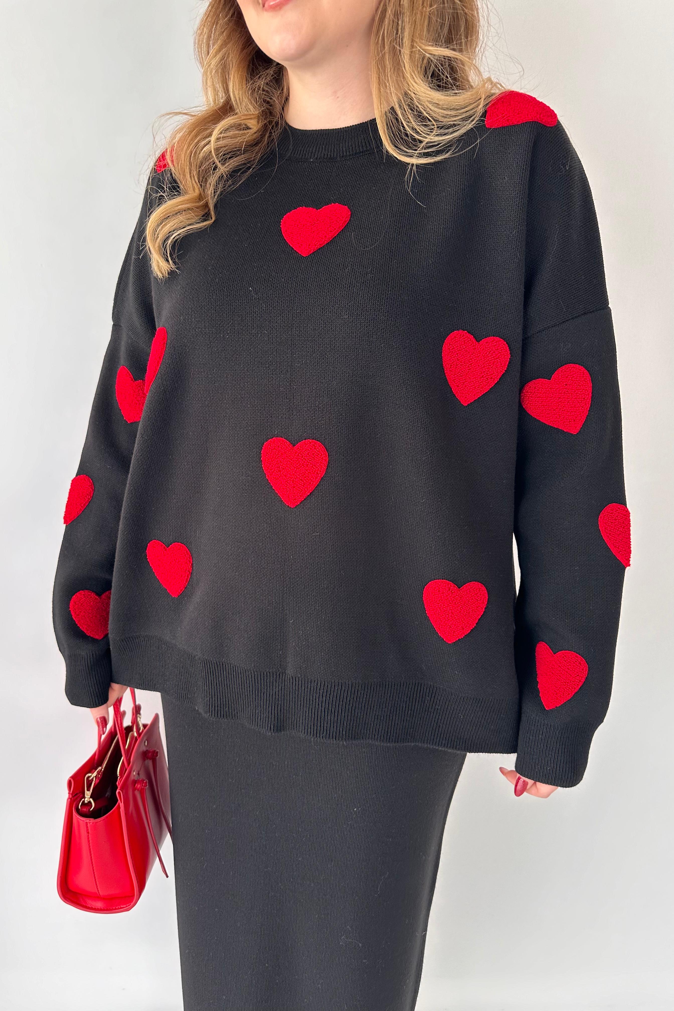 Kalpli Etekli Triko Takım