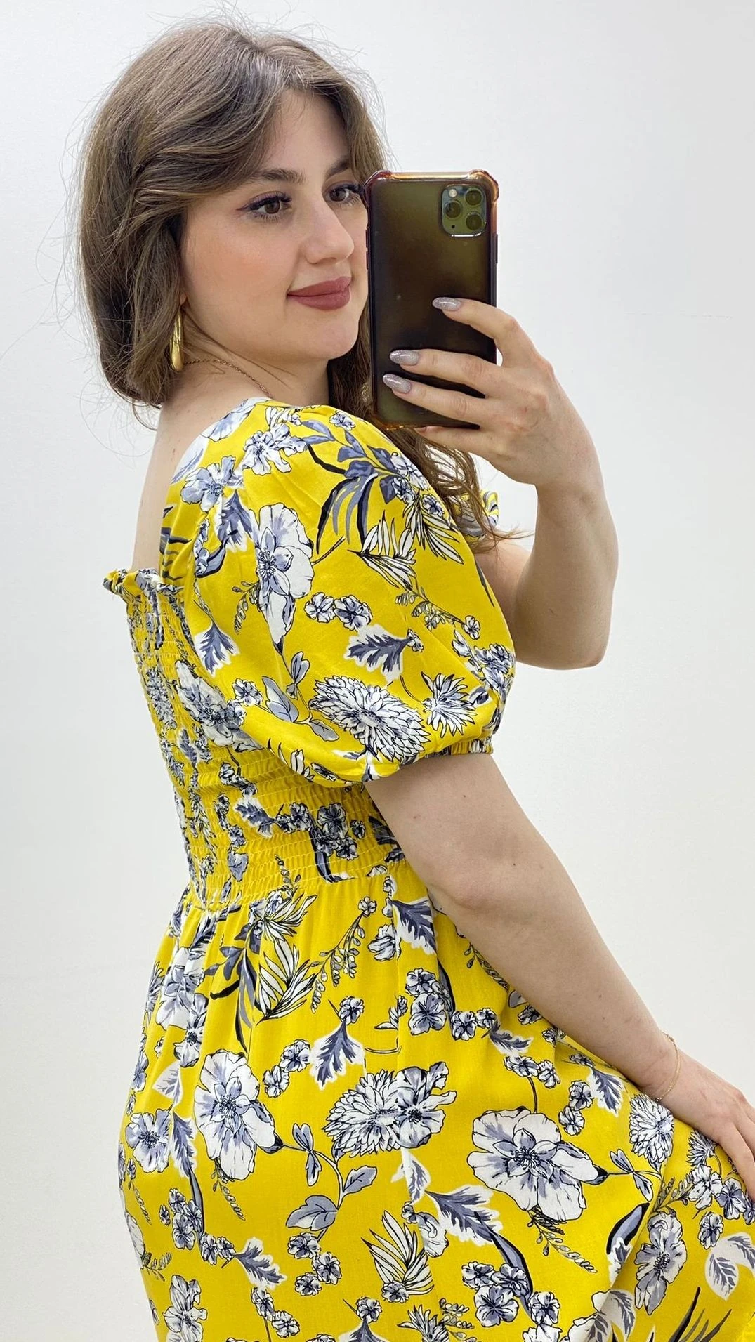 Gipeli Gardenya Elbise Sarı