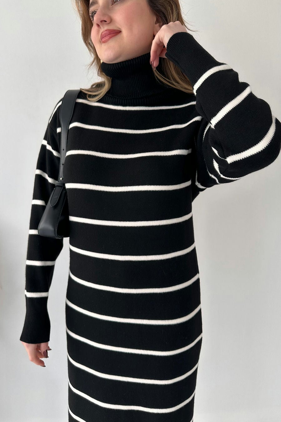 Çizgili Balıkçı Elbise