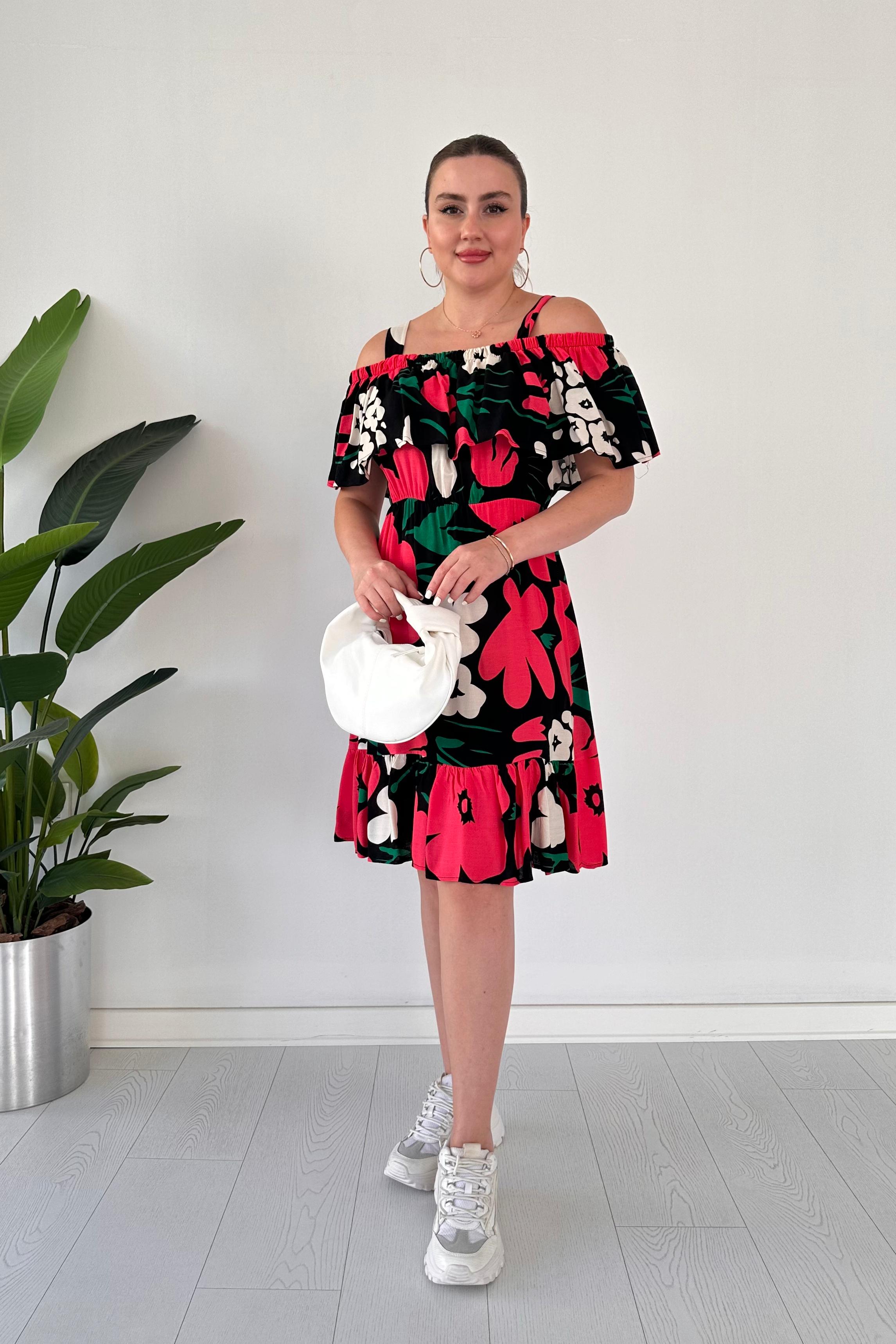 Floral Madonna Elbise