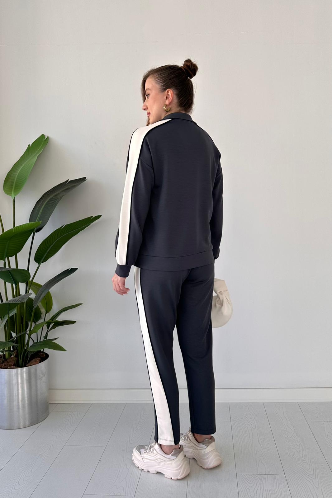 Kol Biyeli Fermuarlı Takım