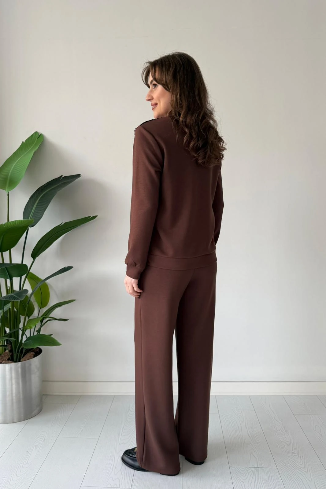 Ceketi Payetli İkili Takım