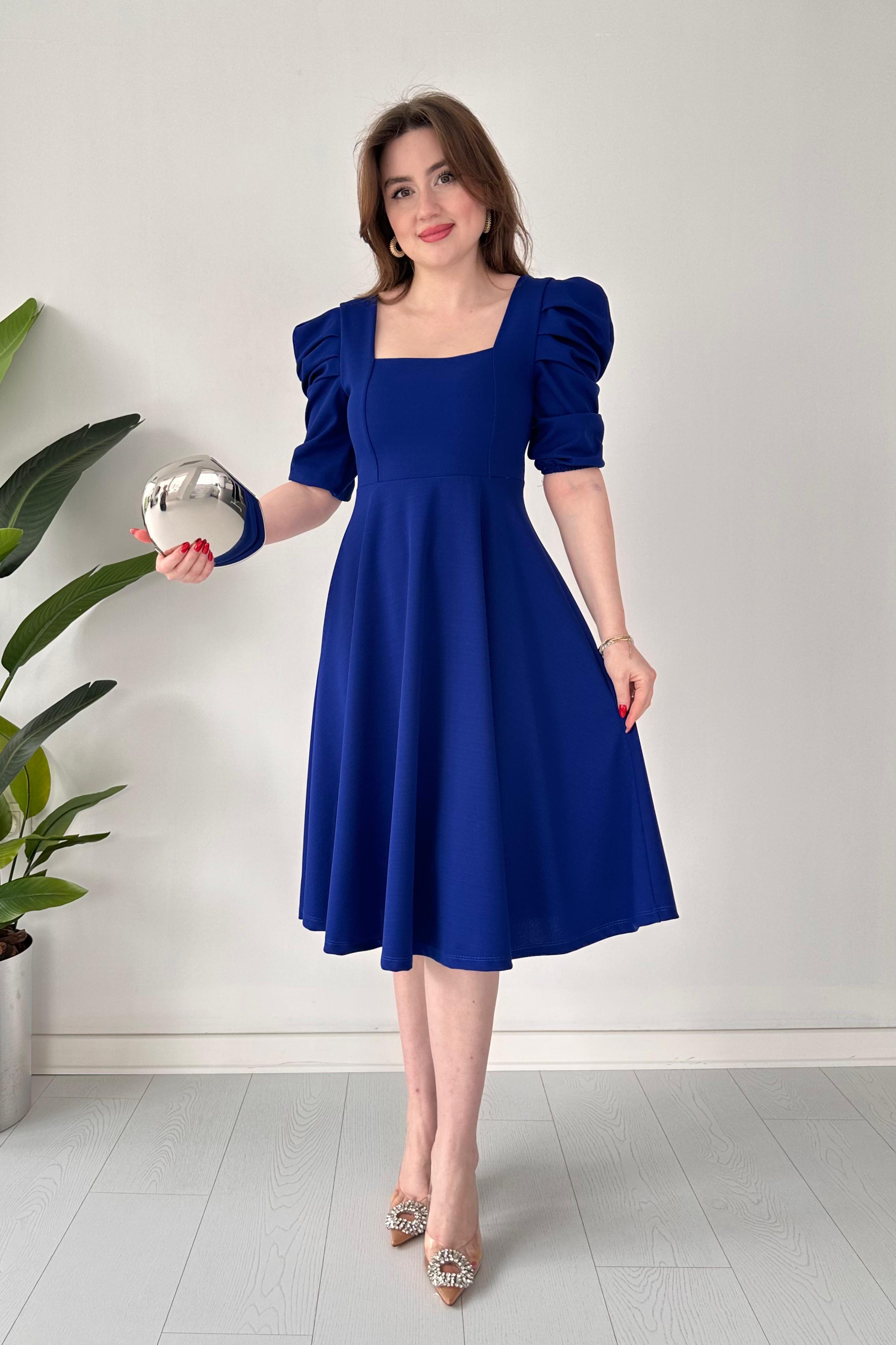 Prenses Kol Krep Elbise