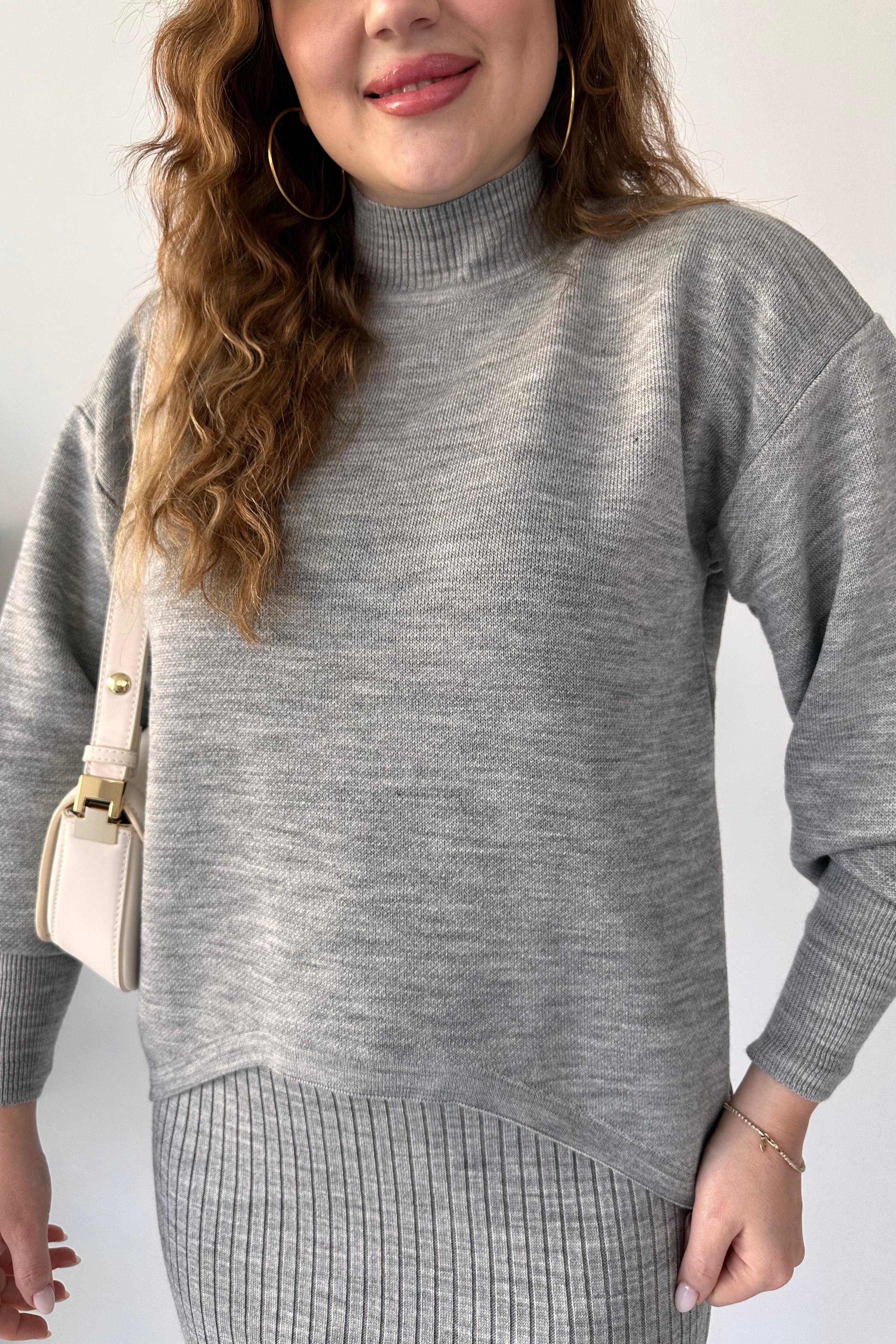 Uzun Kazaklı Elbise Takım