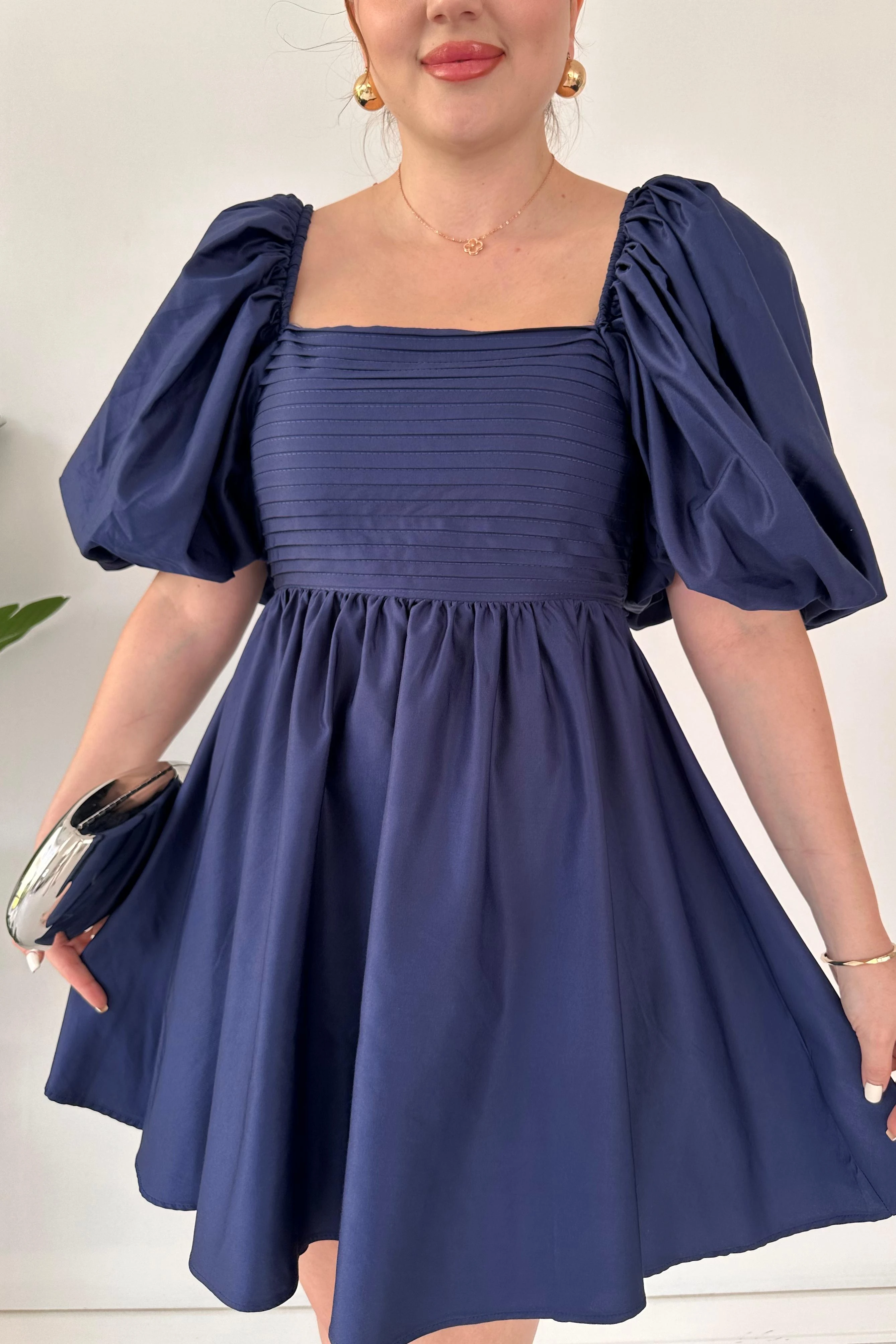 Fiyonklu Balon Elbise