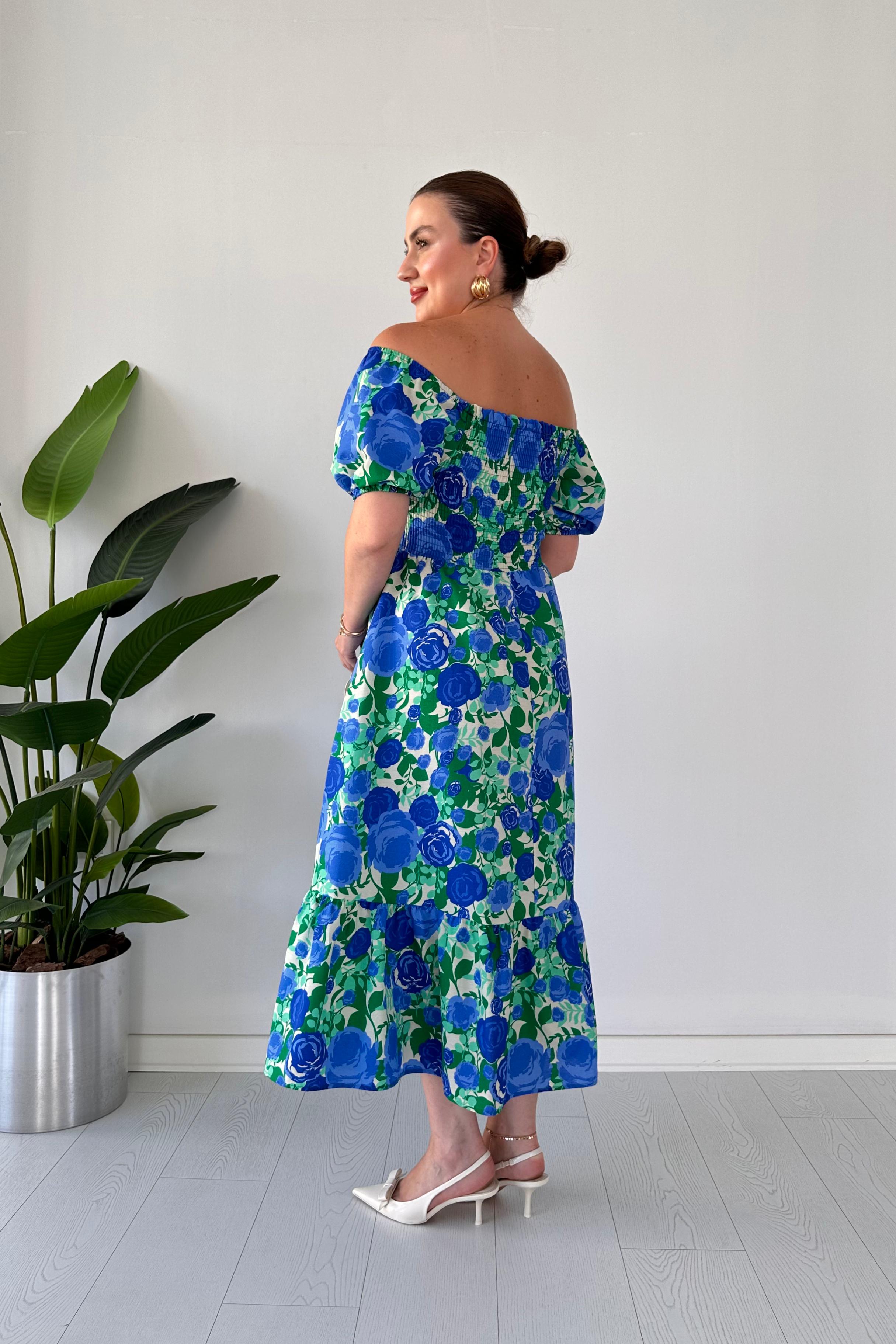 Lisyantus Poplin Elbise