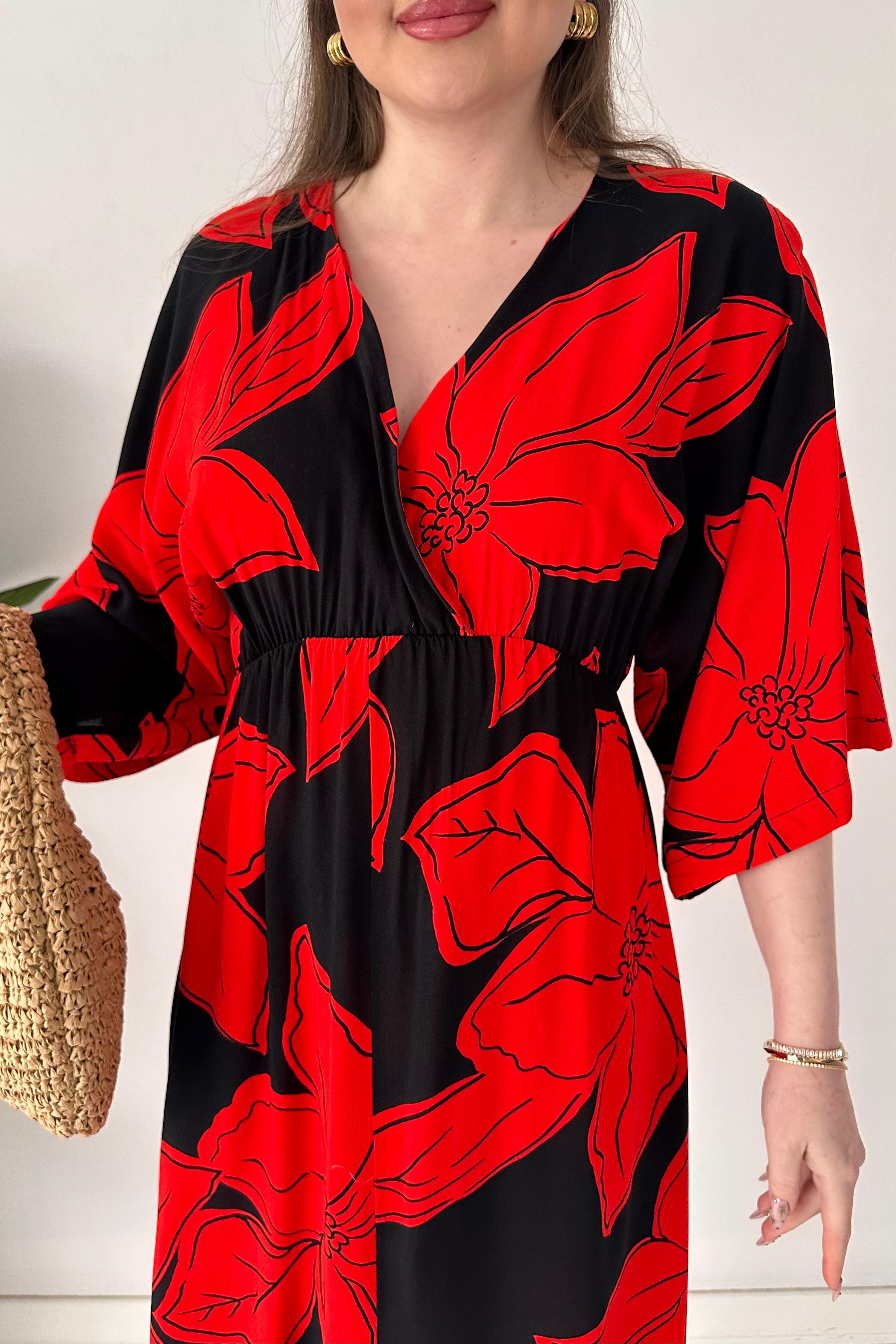 Lilyum Yarasa Elbise