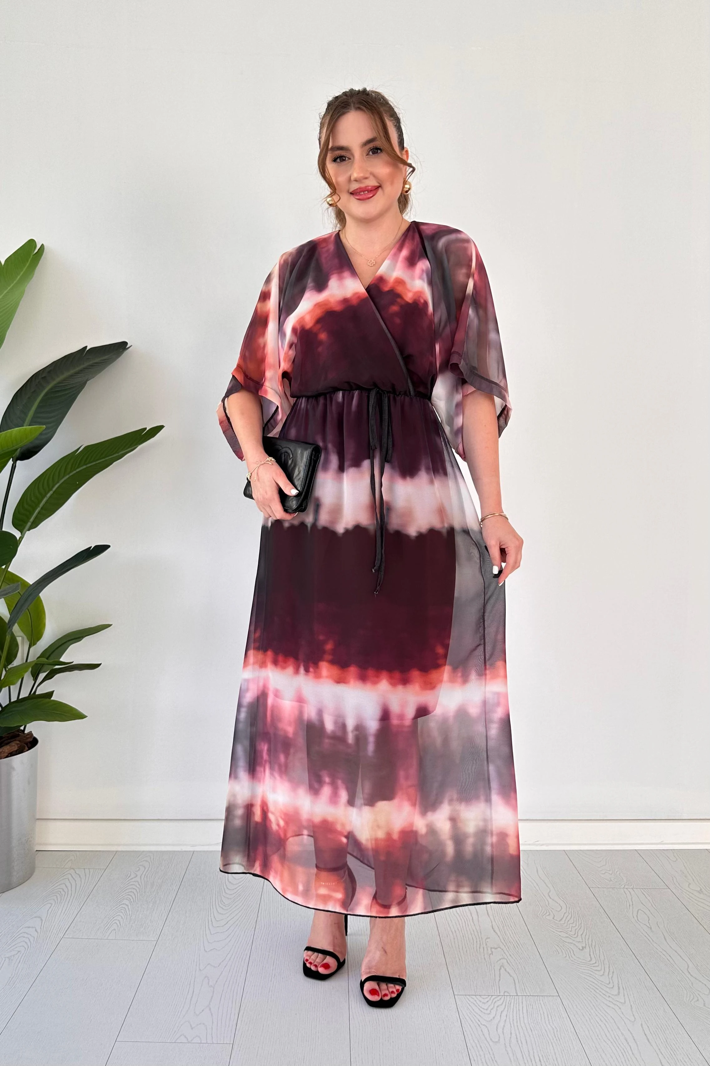 Degrade Şifon Elbise