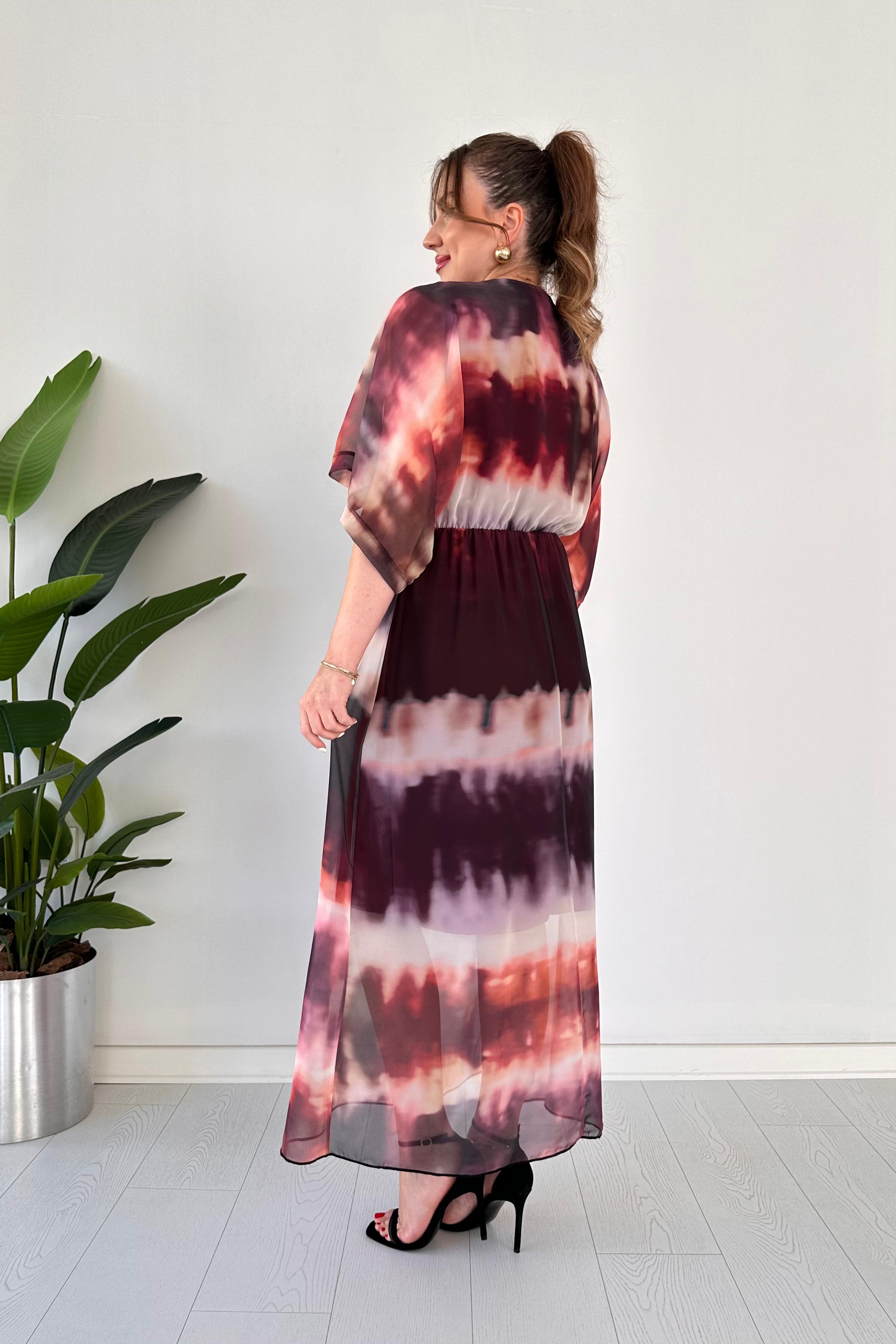 Degrade Şifon Elbise