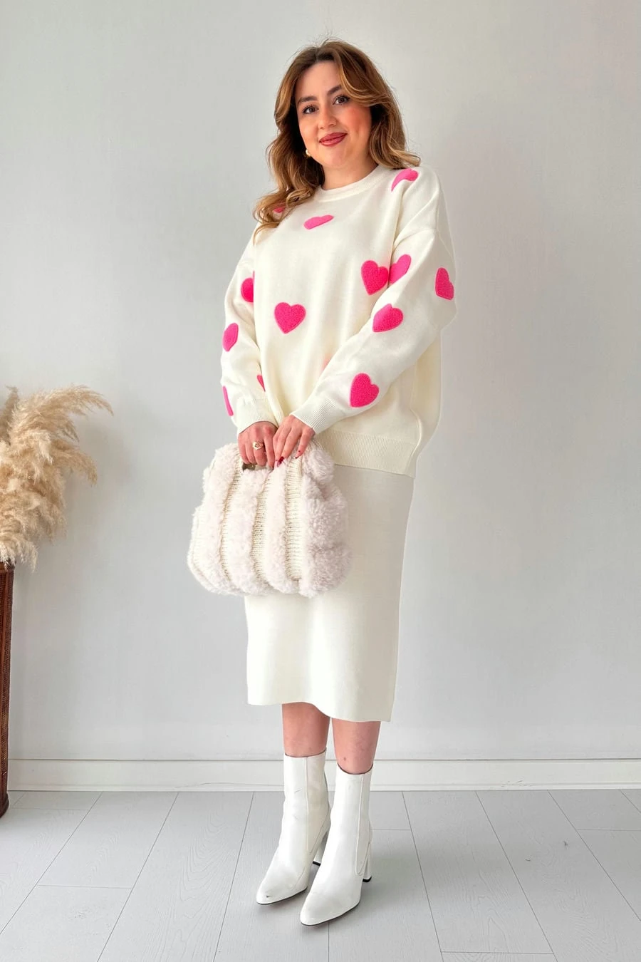 Kalpli Etekli Triko Takım