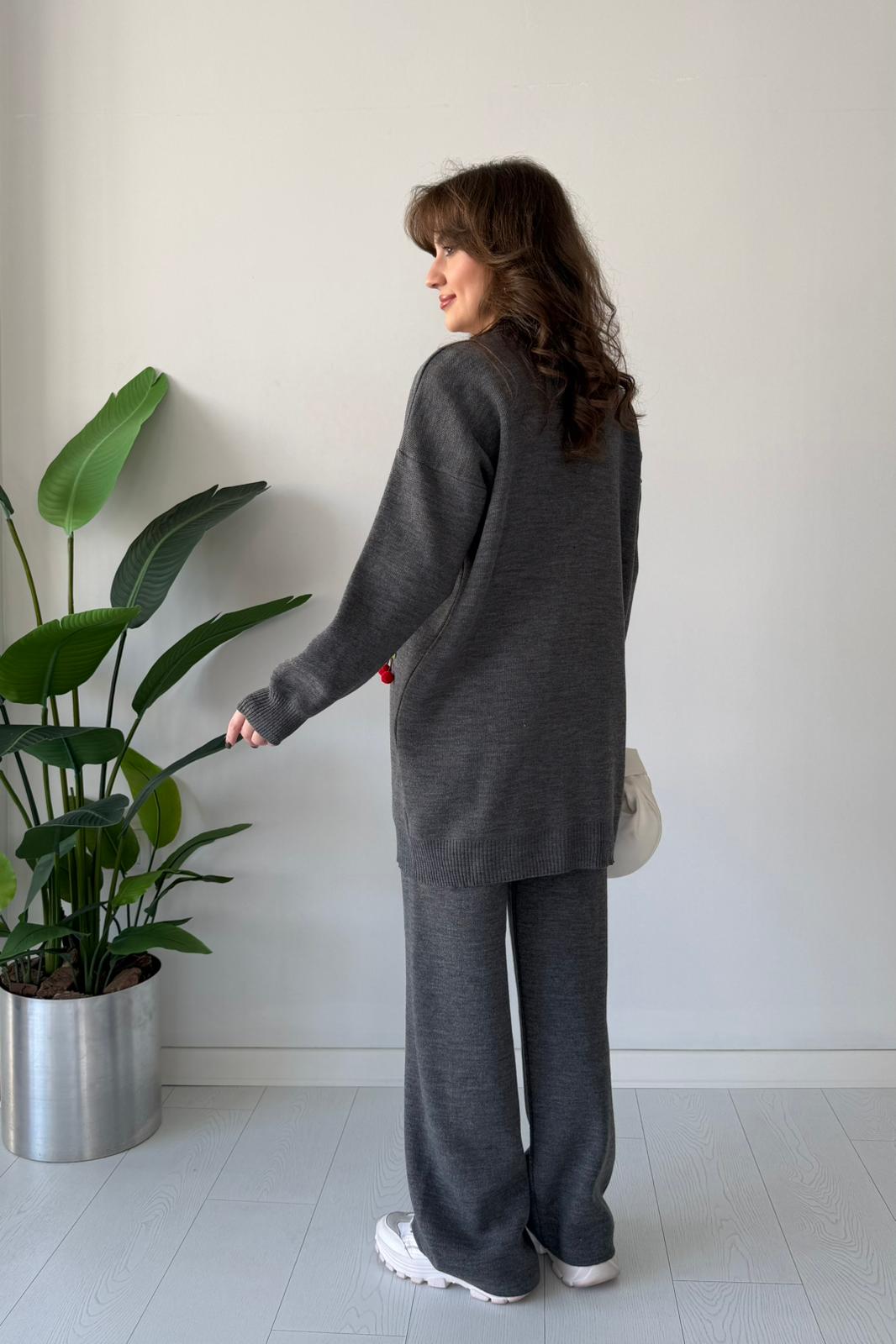 Kirazlı Triko Takım