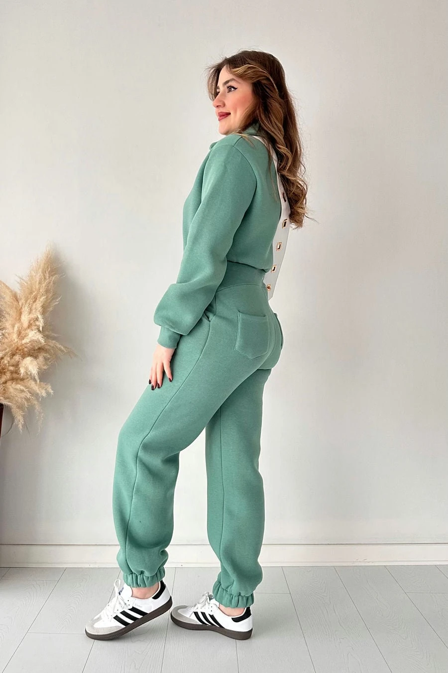 Üç İplik İçi Polar Tulum