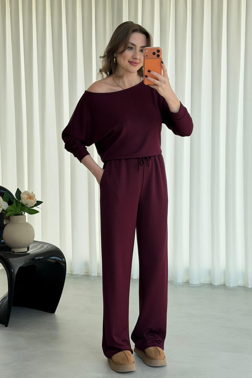 Kayık Yaka Modal Takım