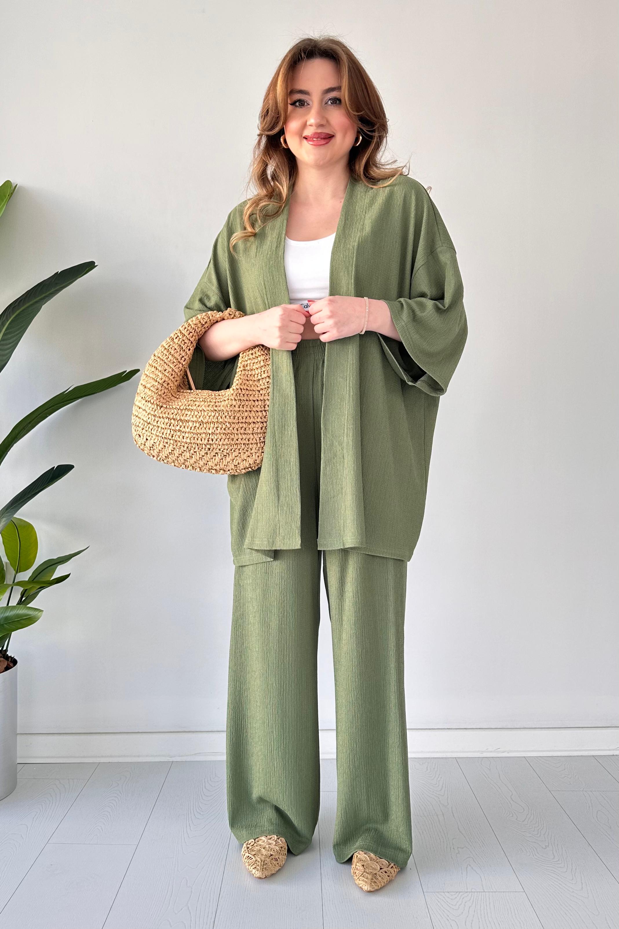 Gofre İkili Takım Haki