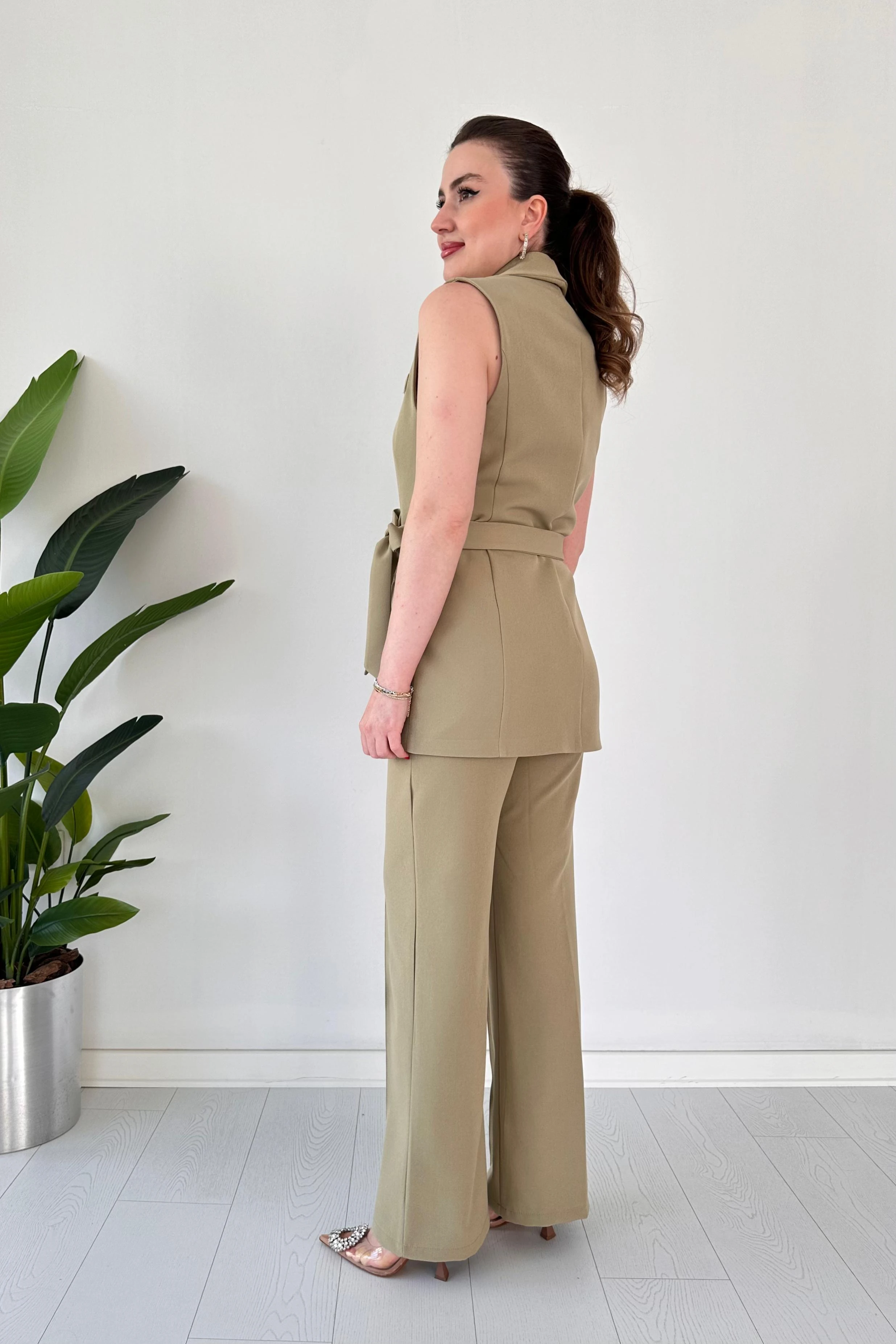 Yelekli Pantolon Takım