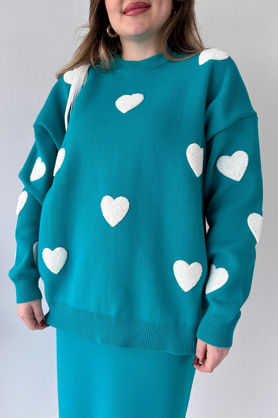 Kalpli Etekli Triko Takım