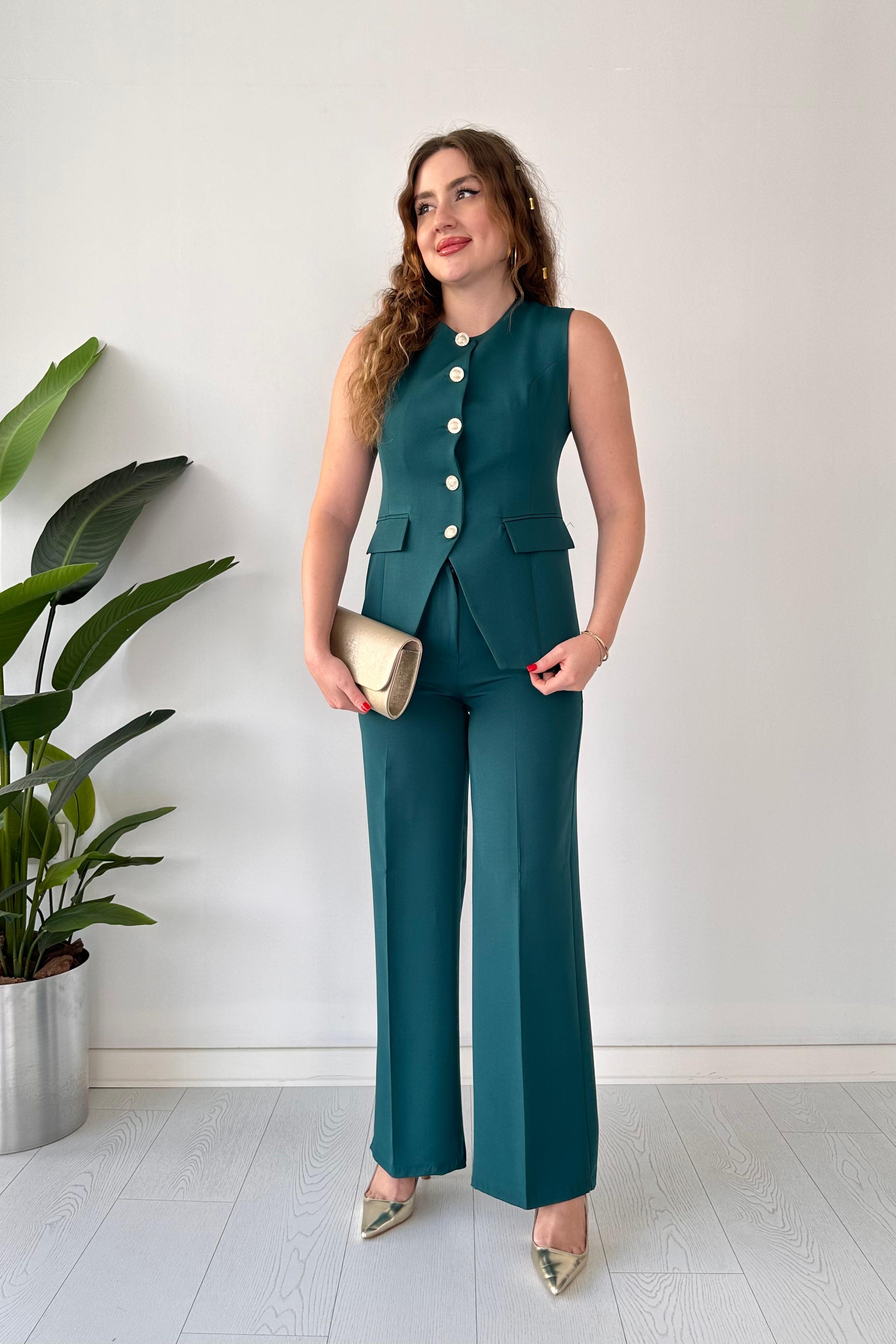 5 Düğme İkili Takım