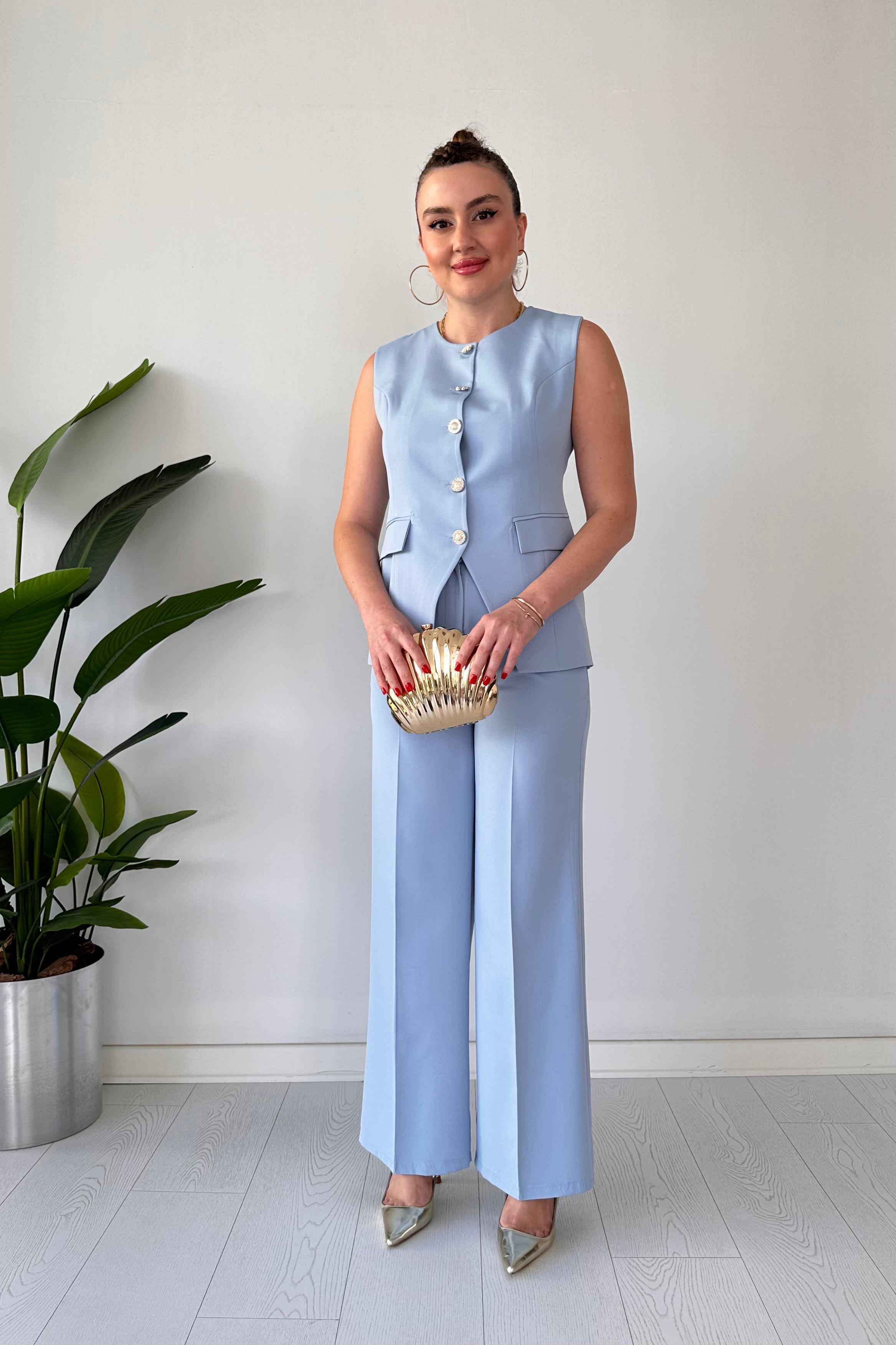 5 Düğme İkili Takım