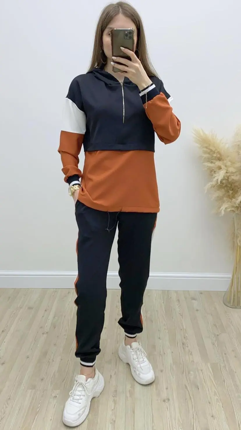 Atlas Kumaş Eşofman Takımı Kiremit · 4