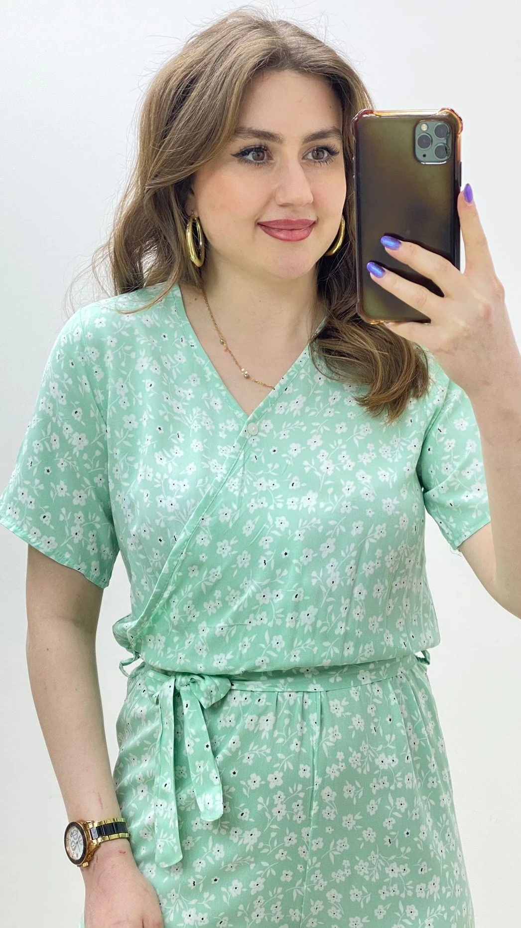 Kruvaze Bahar Viskon Tulum Mint