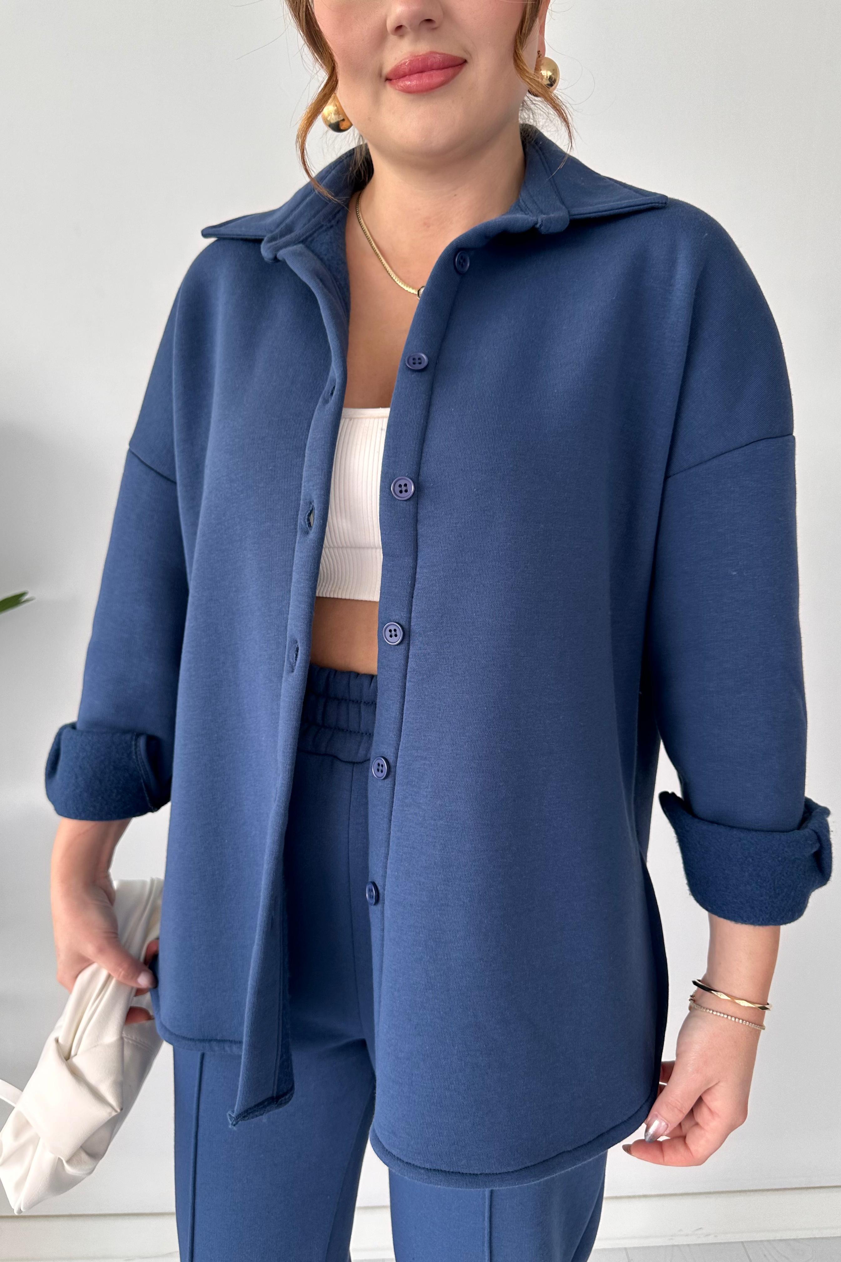 Polarlı Gömlekli İkili Takım