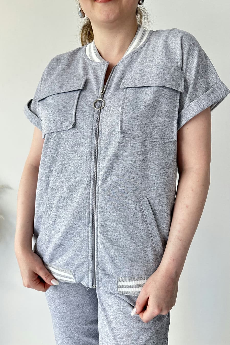 Yelekli Eşofman Takım