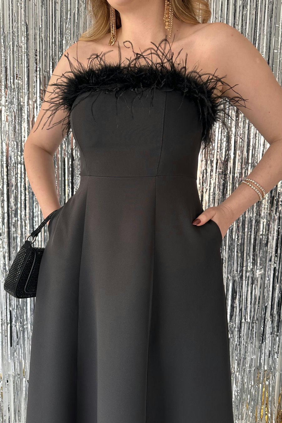 Kloş Otrişli elbise