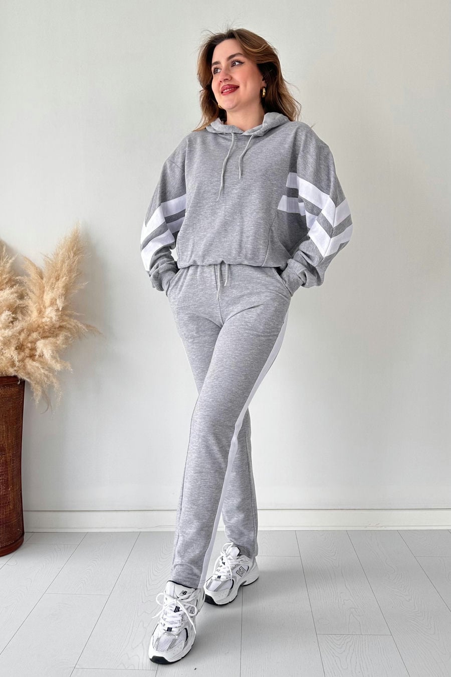 Şeritli Eşofman Takımı