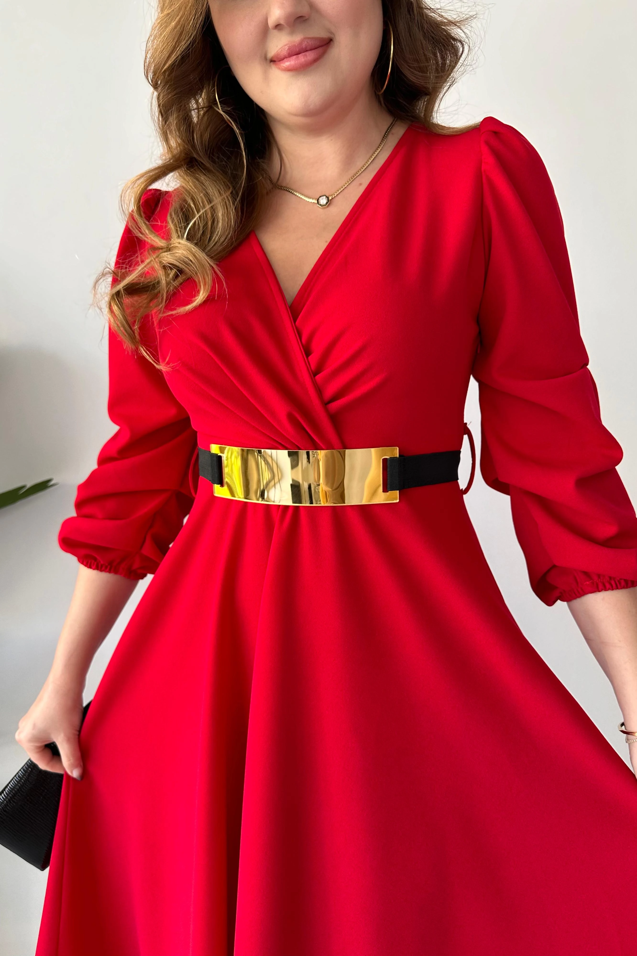 Ayna Kemer kloş Elbise